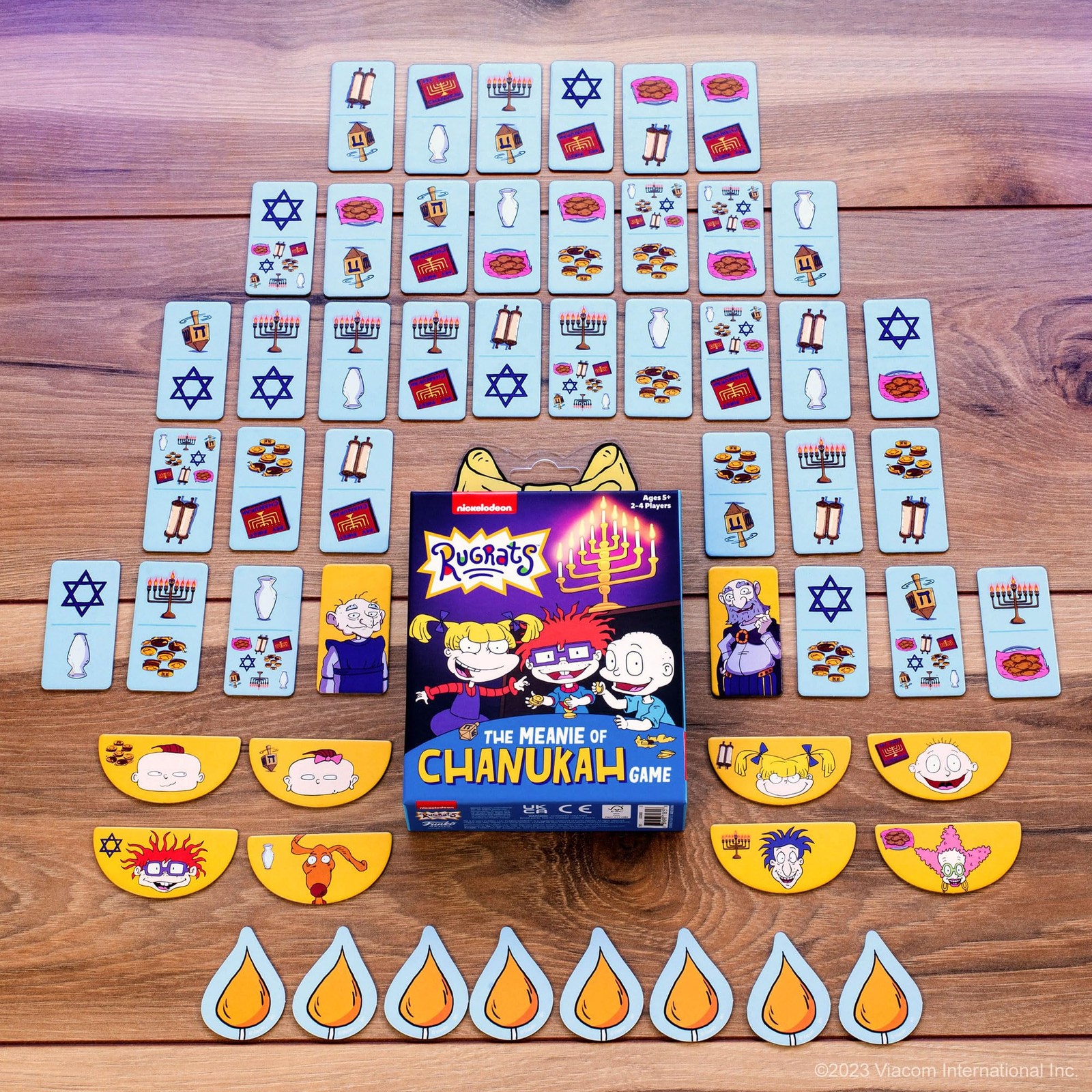 Rugrats Chanukah Tabletop Game Colorful Tile Matching For Ages 5 And Up