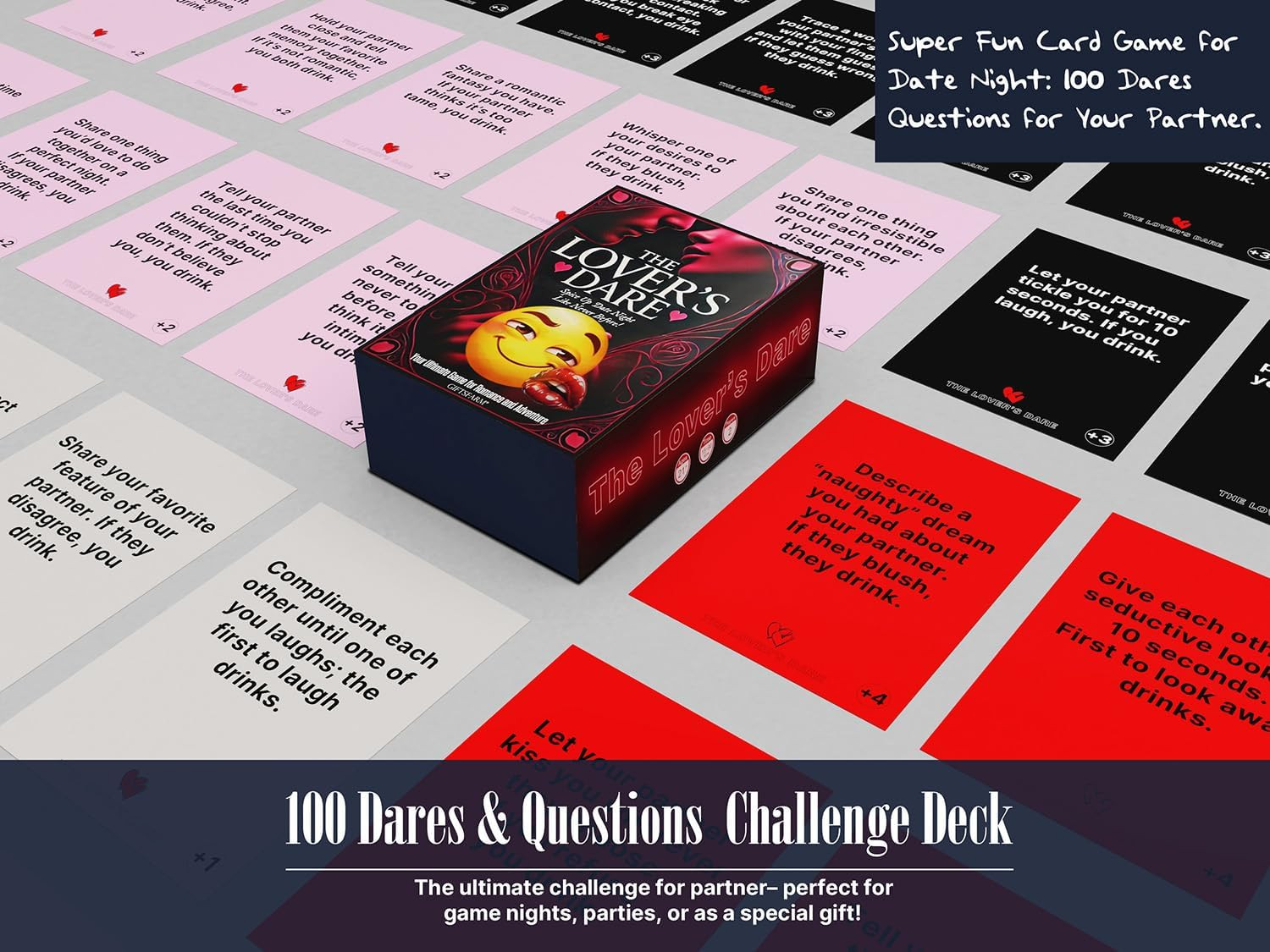 Couples Games for Date Night, Drinking Card Game for Dating, Super Fun Card Game