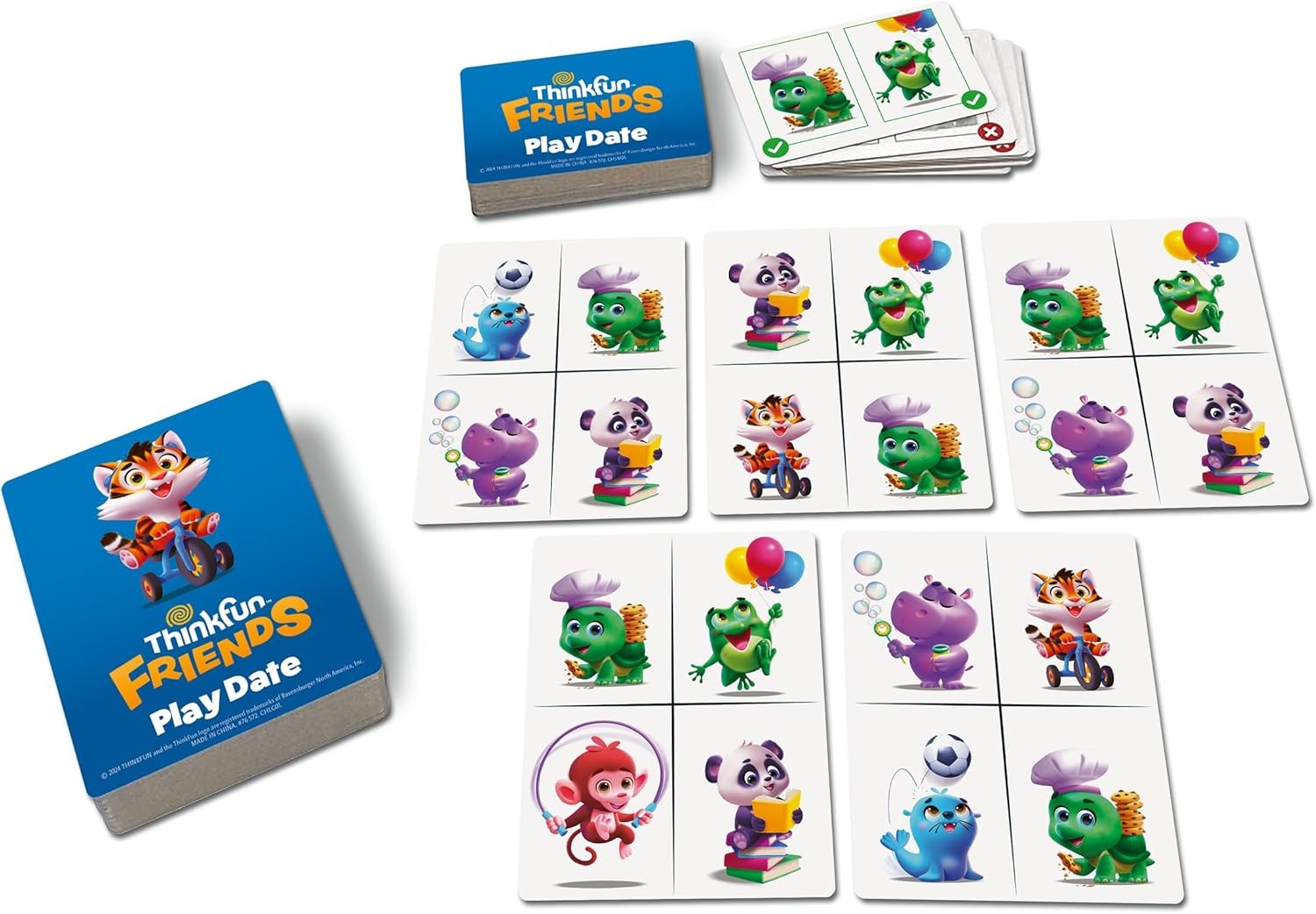 ThinkFun Friends Play Date Game – Boys Girls Age 3 Years Up – Educational Toddle