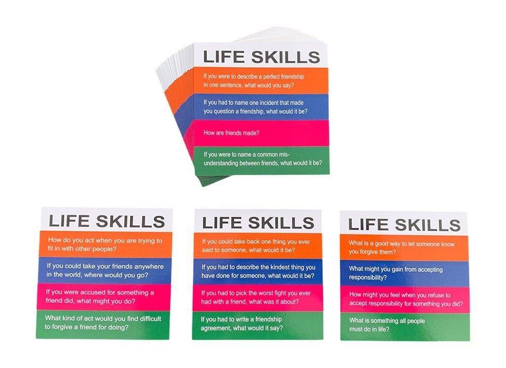 Totika Cube & Plunktika Five Decks-Self Esteem/Life Skills/Social Emotional
