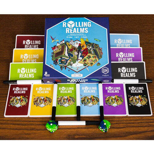Stonemaier Games Rolling Realms Board Game 1 to 6 Players Ages 14 Years and Up