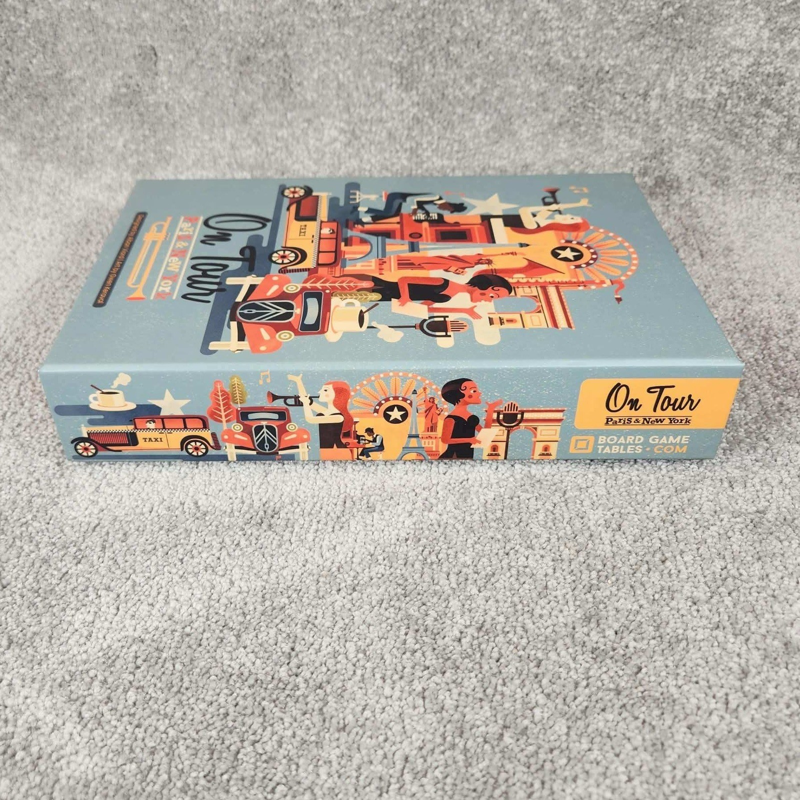 Board Game Tables On Tour Paris & New York Strategy Roll and Write Board Game