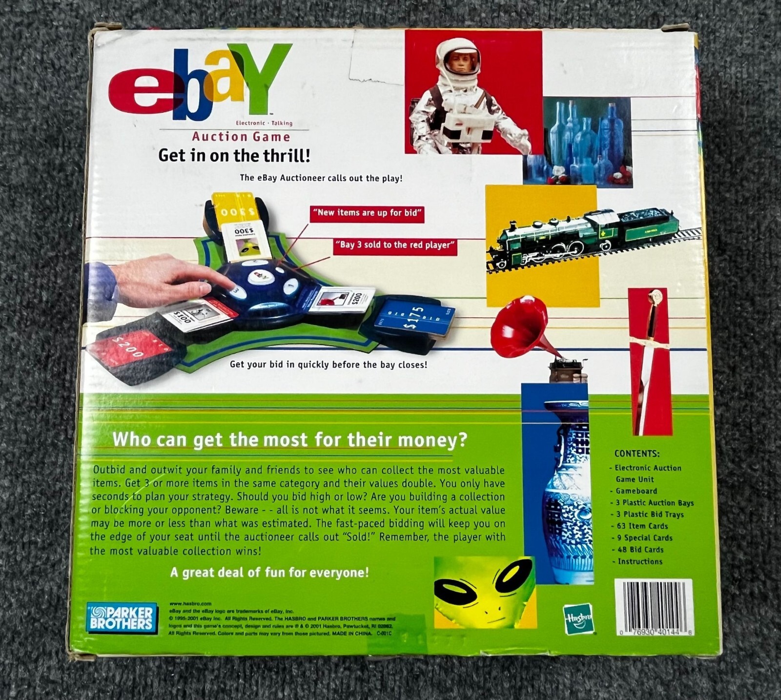 Ebay Electronic Talking Auction Game Hasbro Baker Brothers Open Box New 10+