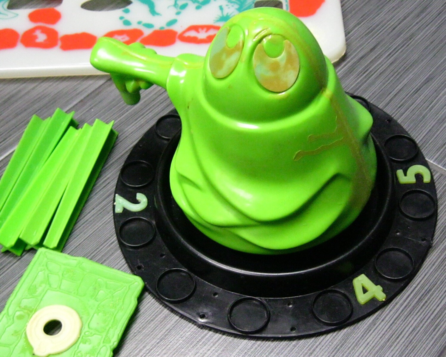 Sears TRANSOGRAM GREEN GHOST Spooky MYSTERY Glow-in-the-Dark Game VINTAGE