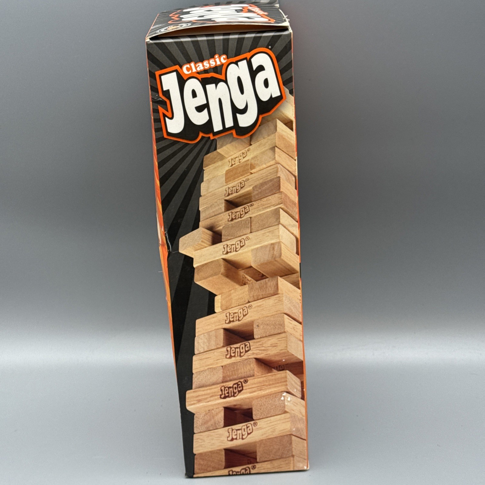 Jenga Classic Game Genuine Hardwood Blocks Stacking Tower Game For 1 Or More New