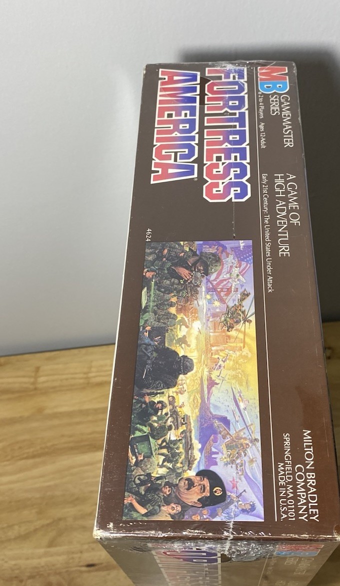 Fortress America United States Under Attack Milton Bradley Vintage 1986 Rewrap