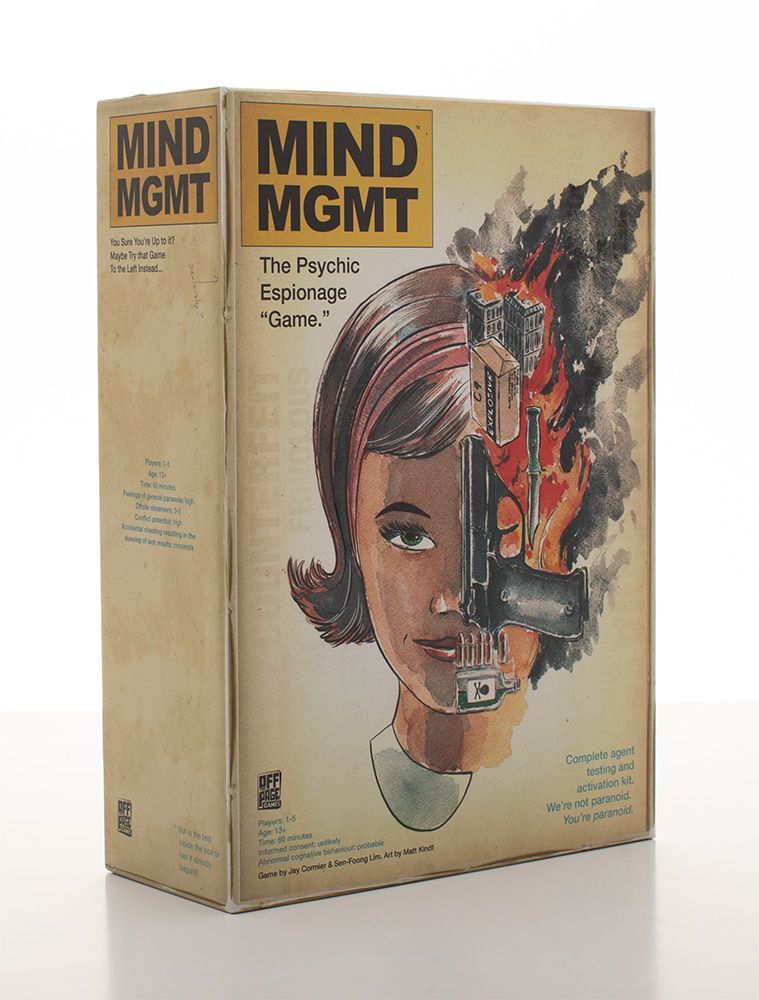 Mind MGMT Deluxe board game Kickstarter