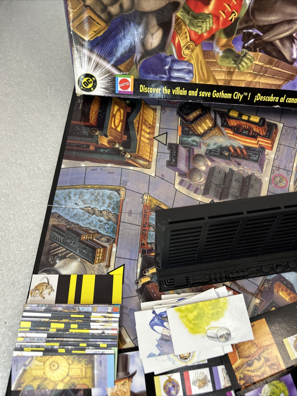 Batman Gotham City Mystery Game DC Comics THG Missing Cards And Batgirl READ