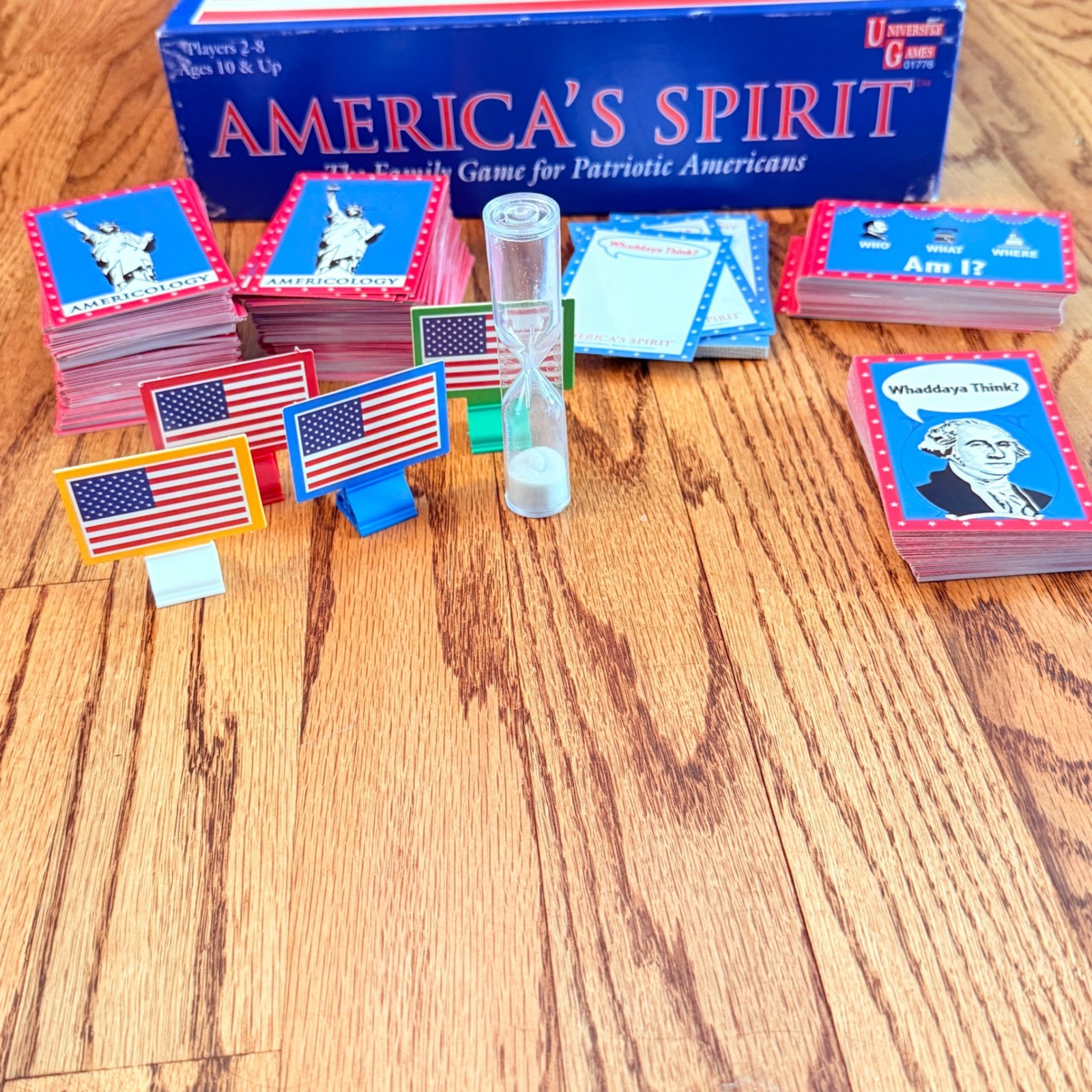 Americas Spirit The Family Game for Patriotic Americans University Games *read*