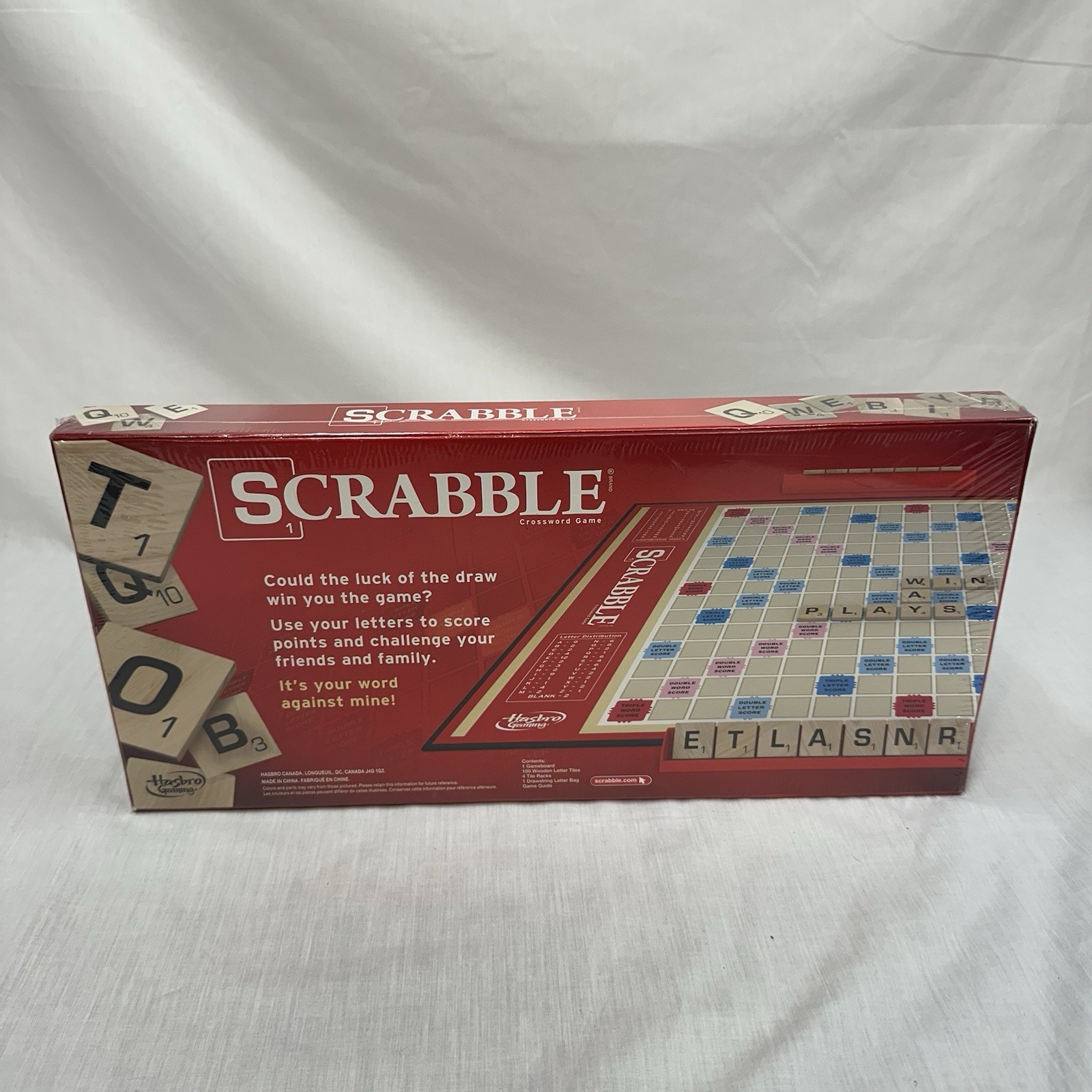 New Sealed Hasbro Scrabble Game Classic Crossword Board Game A8166 2013