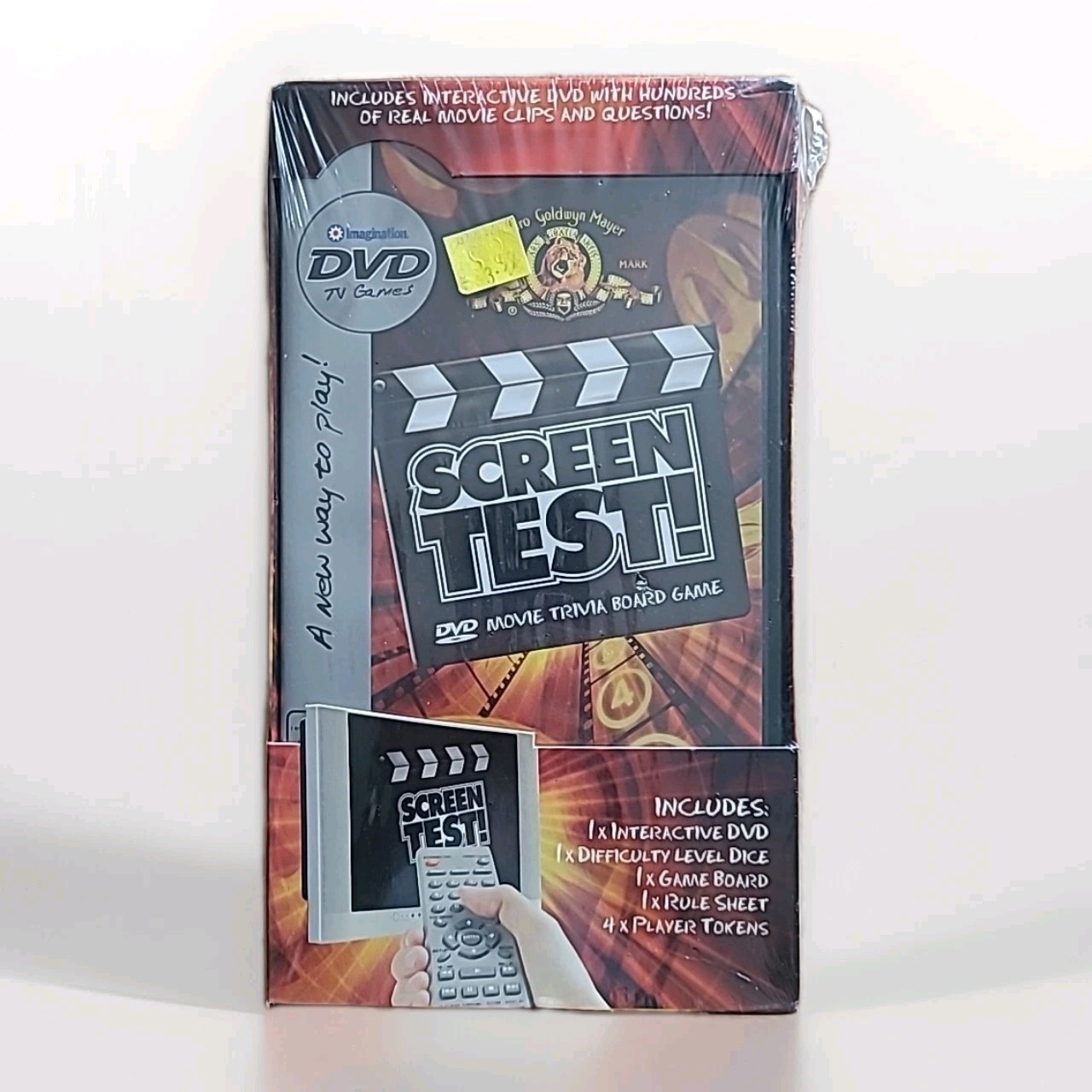 Vintage MGM Screen Test! DVD TV Movie Trivia Board Game 2004 New Sealed Box Y2K
