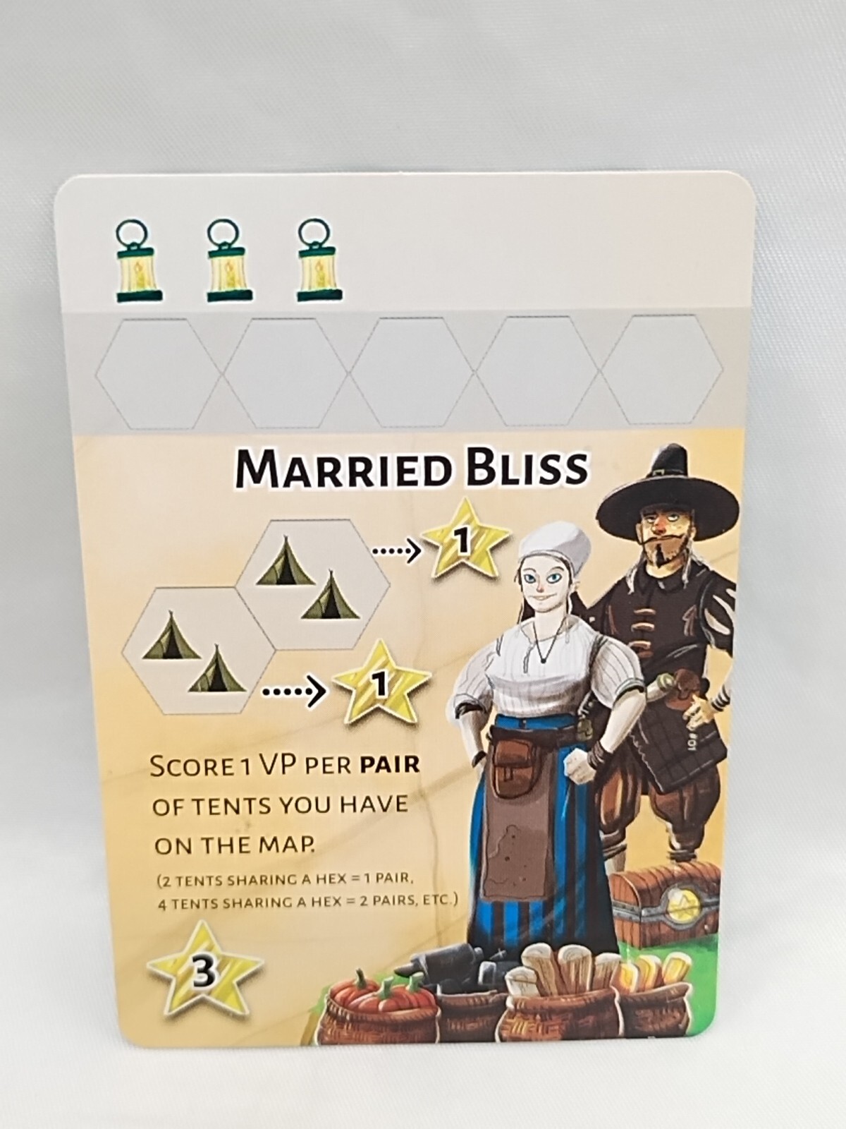 Dice Settlers Married Bliss Board Game Promo Card