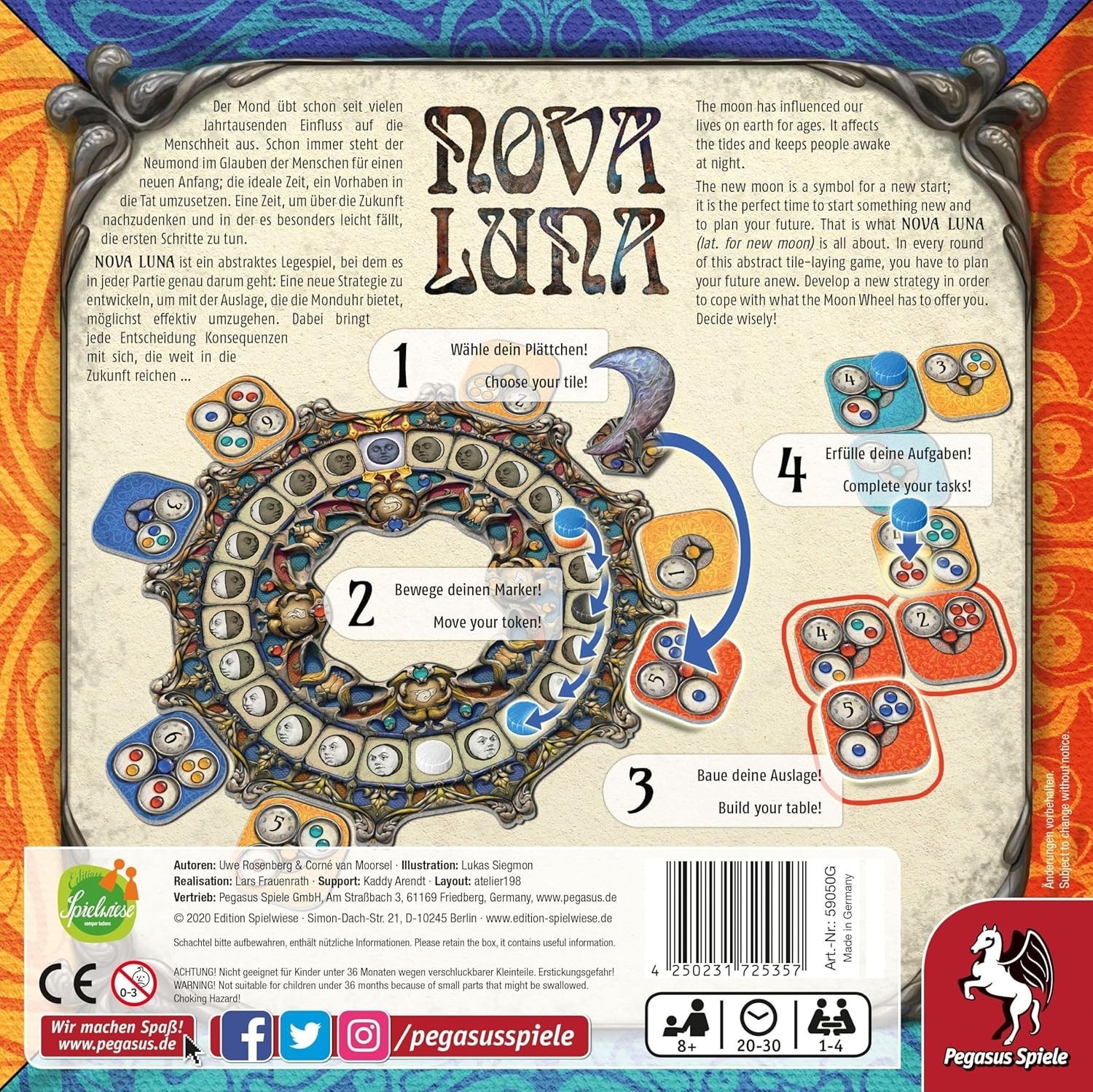 Nova Luna Board Game – Family-Friendly Strategy Game`-~