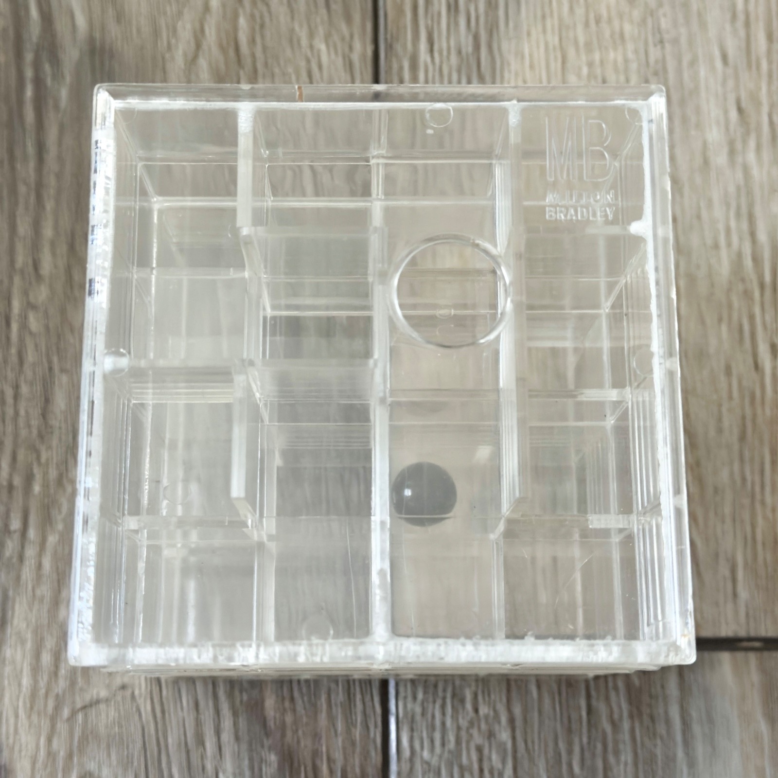 Vintage 1960 TRY IT Milton Bradley Toy Puzzle Cube Marble Game With Original Box