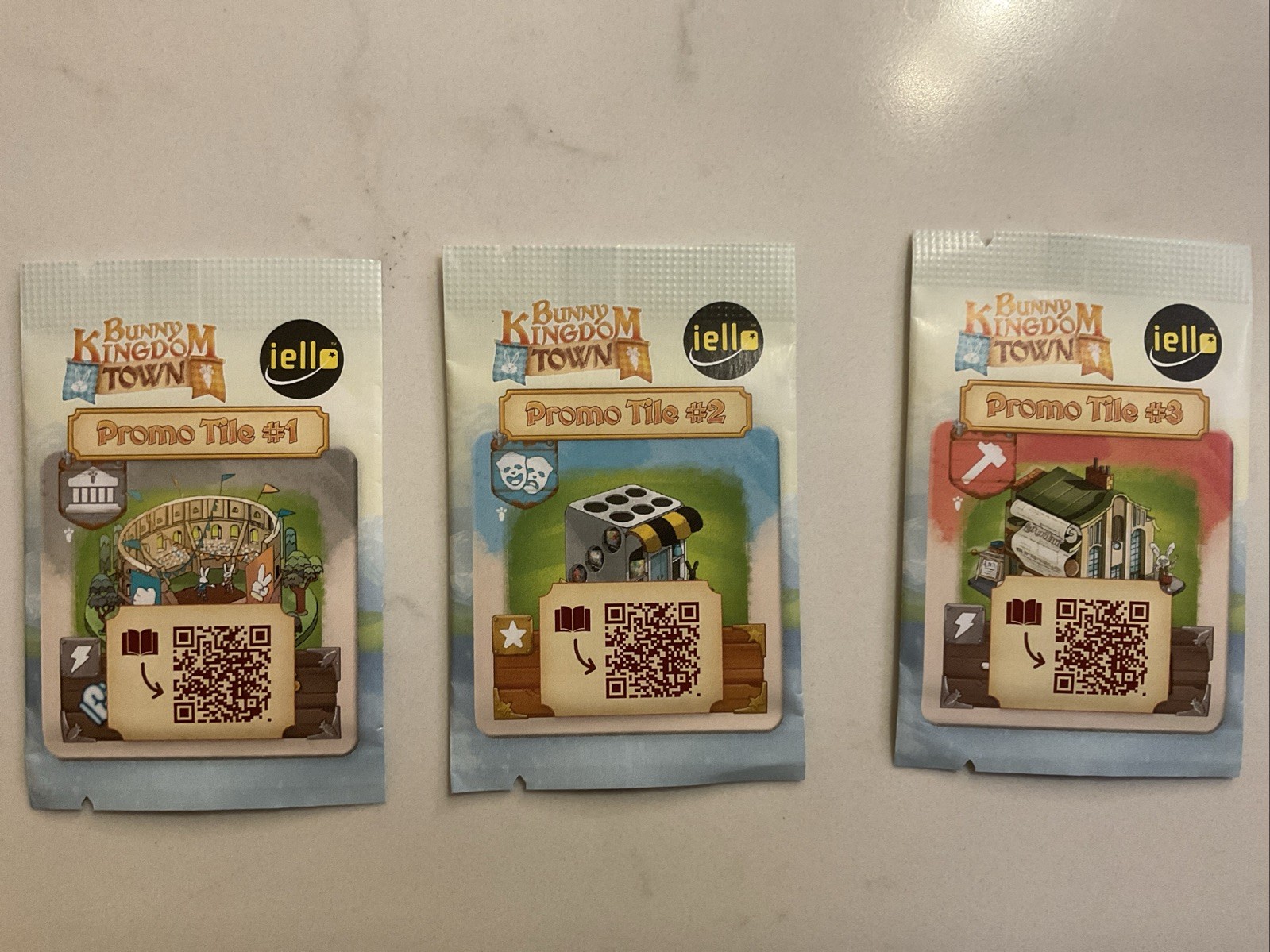 Bunny Kingdom Town – New Game with 3 Convention EXCLUSIVE Promo Tiles + Upgrades