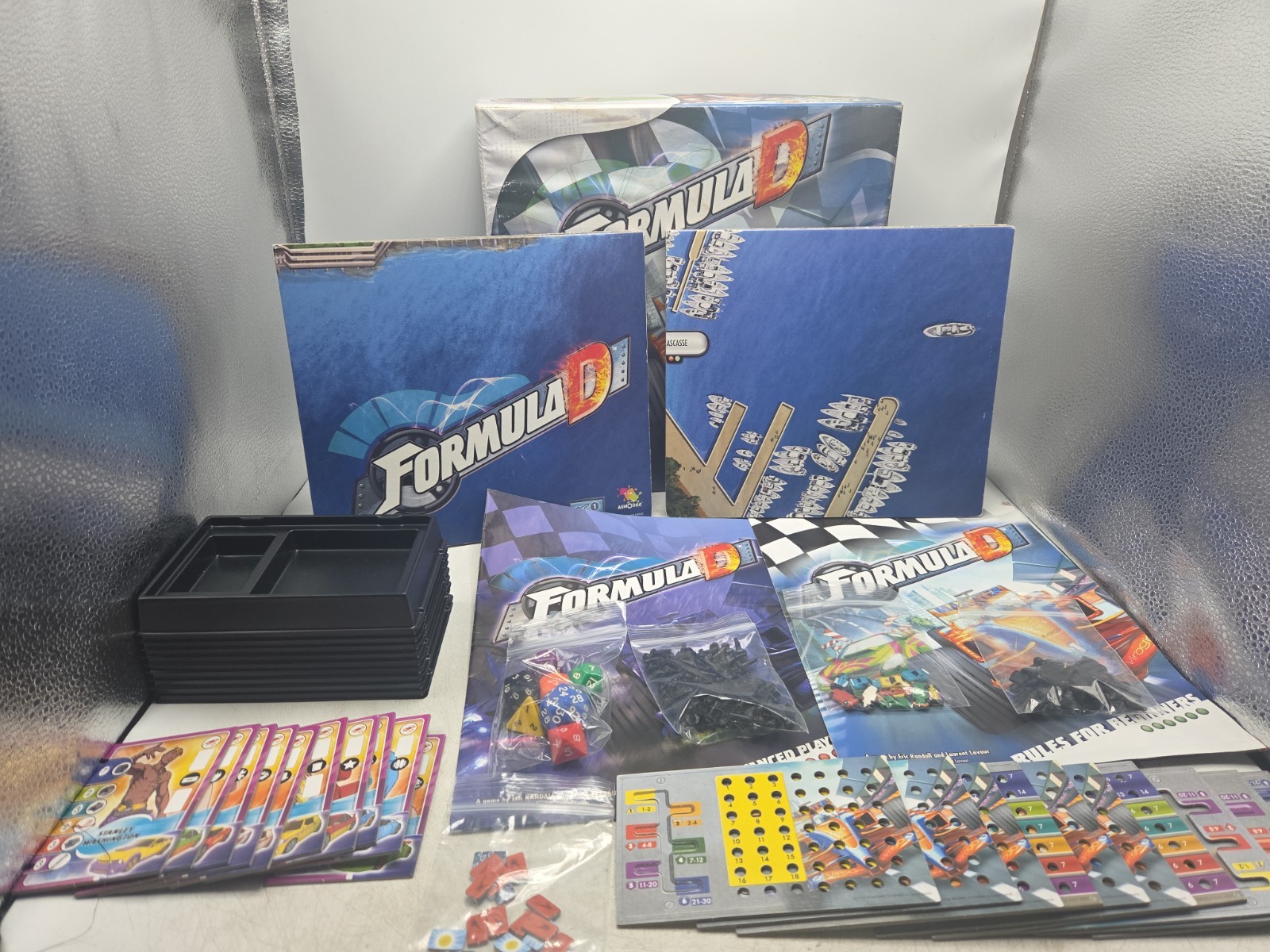 Formula D Board Game by Asmodee 2013 Playmachine Racing Cult