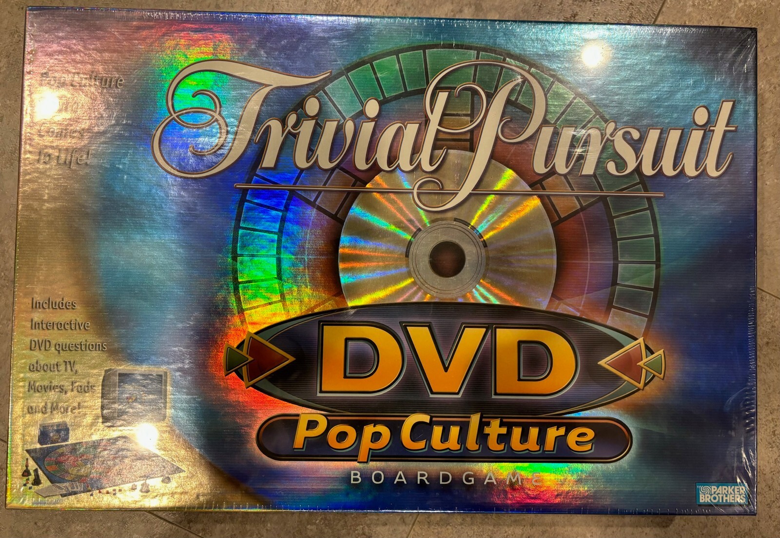 Trivial Pursuit DVD Pop Culture Board Game Hasbro Parker Brothers NEW Sealed