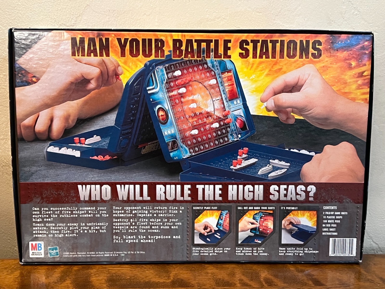 VTG Milton Bradley 2002 Battleship The Classic Naval Combat Board Game, Complete