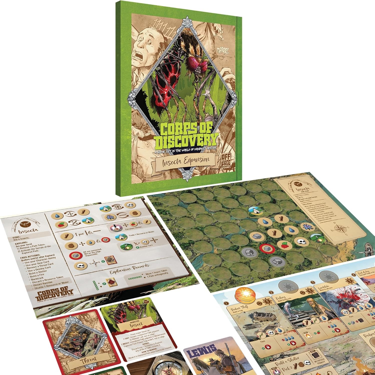 Corps of Discovery: Insecta Expansion by Off the Page Games – SEALED