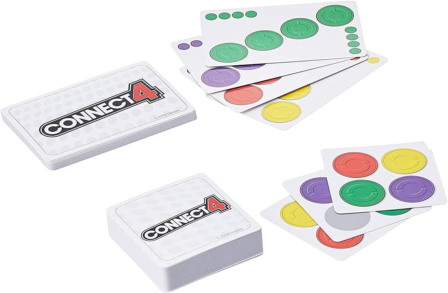 Connect 4 Card Game Fast Fun Travel Game for Kids Ages 5 and Up