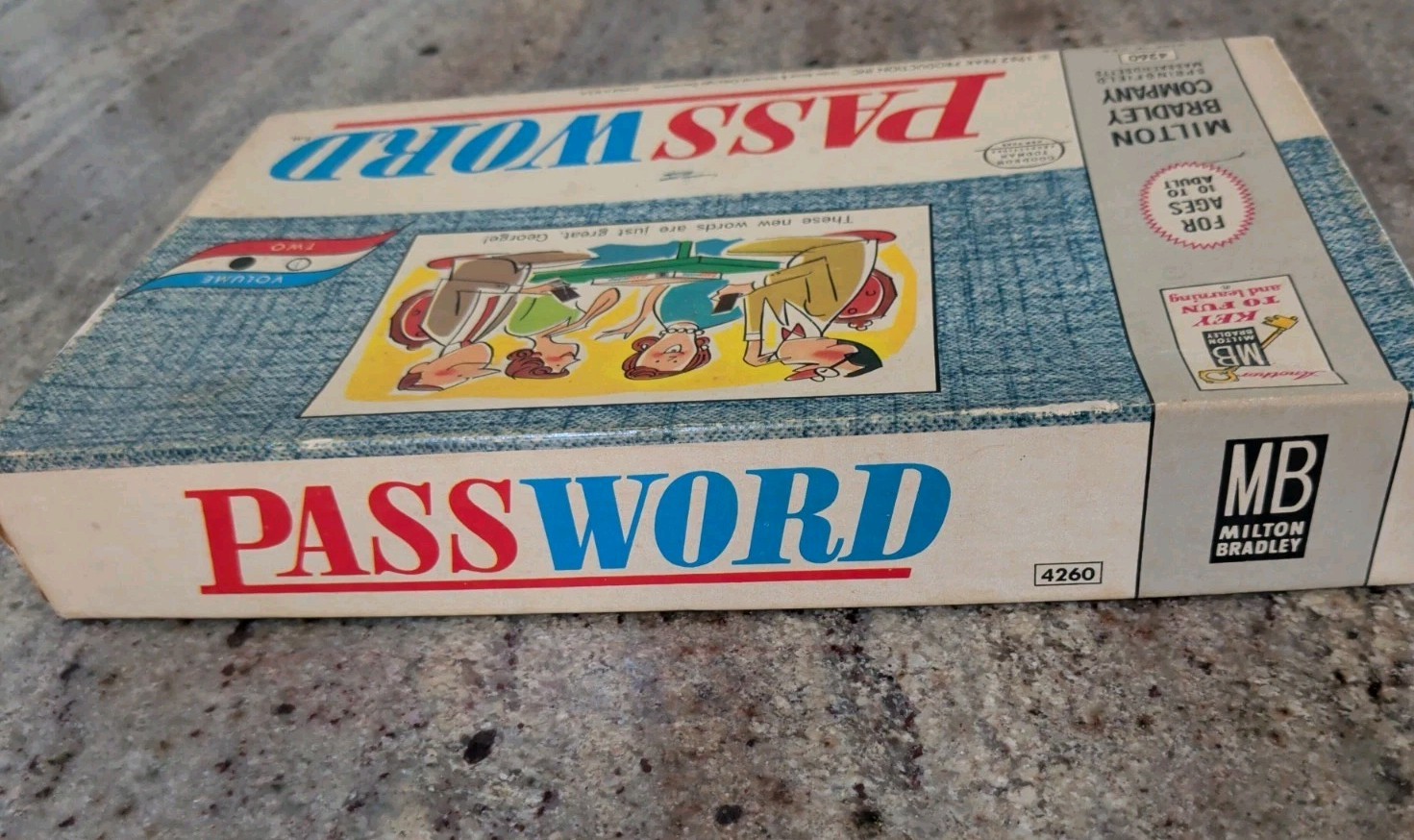1962 PASSWORD Volume Two BOARD GAME Milton Bradley 4260 Complete