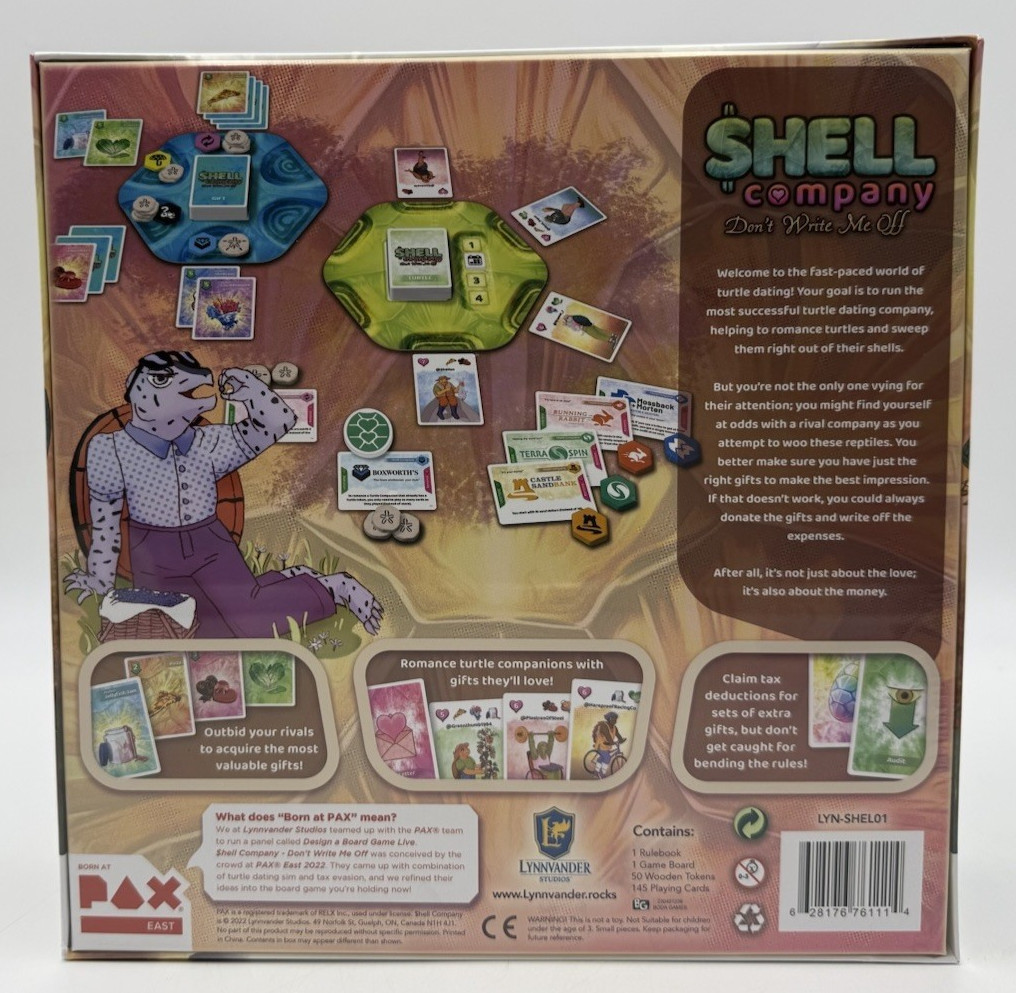 Shell Company Don’t Write Me Off Board Game 2-6 Players, Ages 14+ ~ Sealed