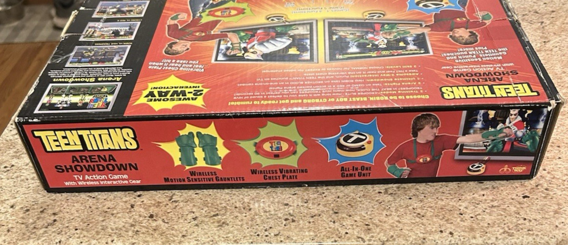 Extremely Rare Teen Titans Arena Showdown TV Action Game (Plug And Play Type)