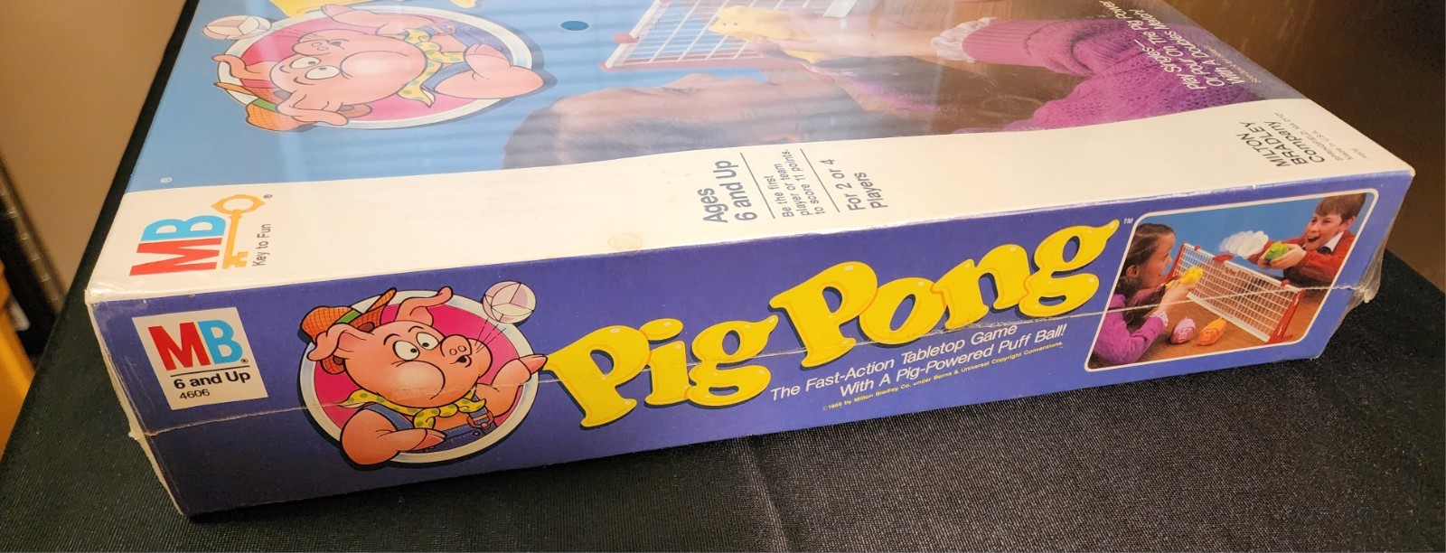 Vintage 1986 Milton Bradley PIG PONG Tabletop Game NEW IN BOX SEALED