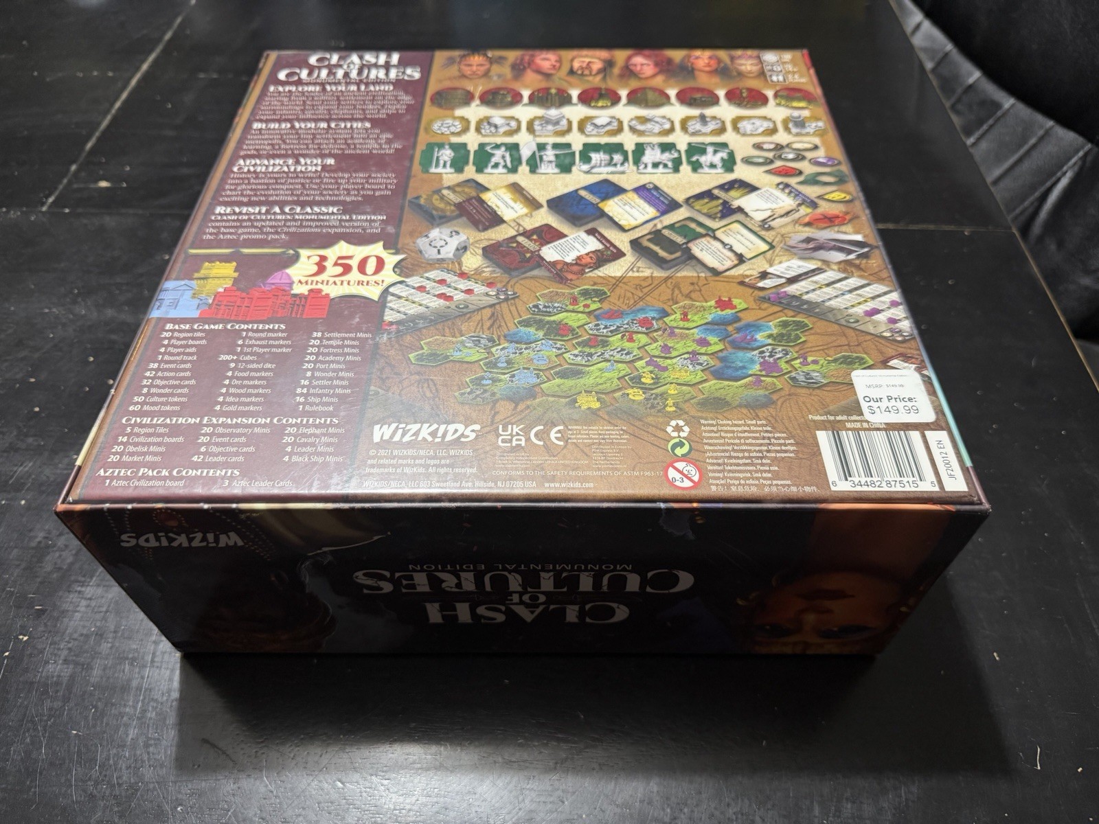 Clash of Cultures: Monumental Edition By WizKids Brand New in Shrink