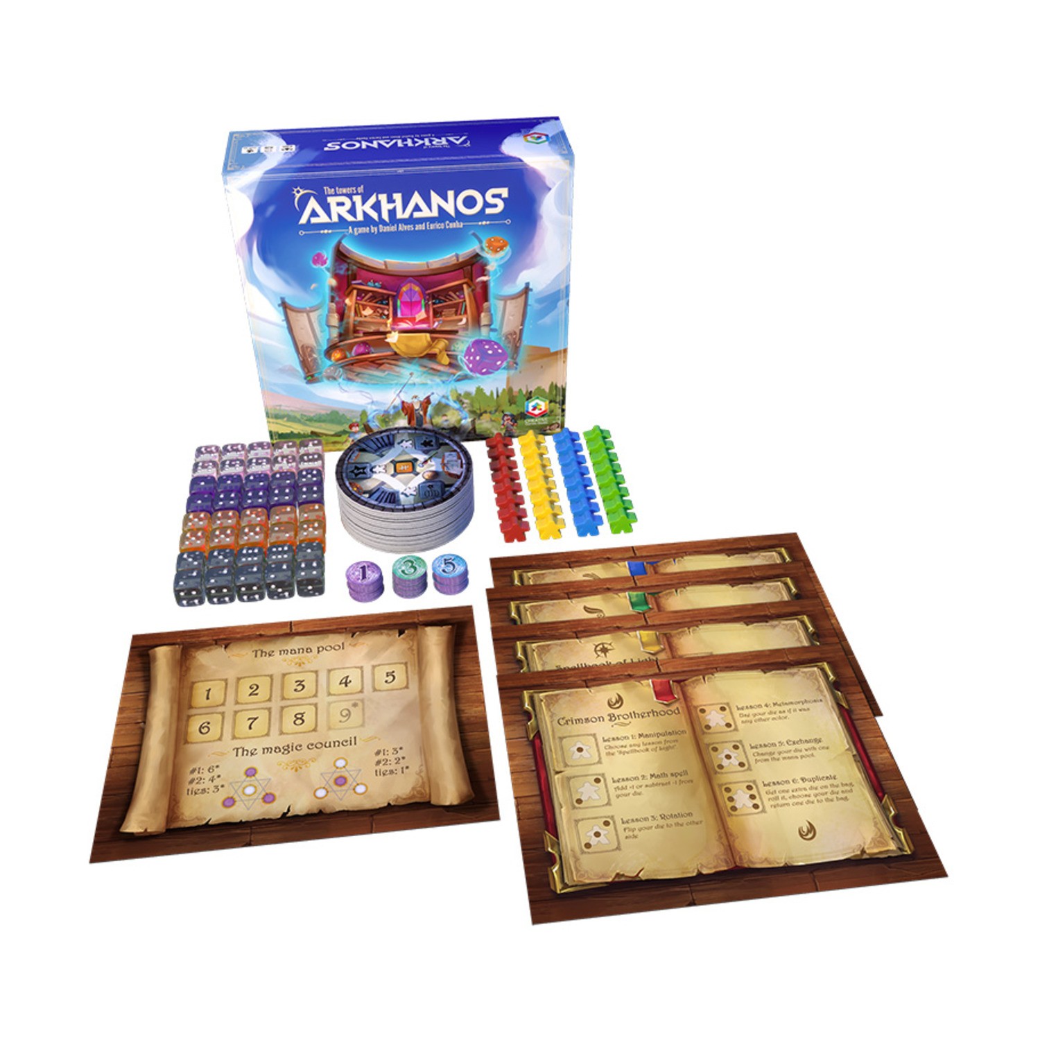Creative Games Board Game Towers of Arkhanos Box NM