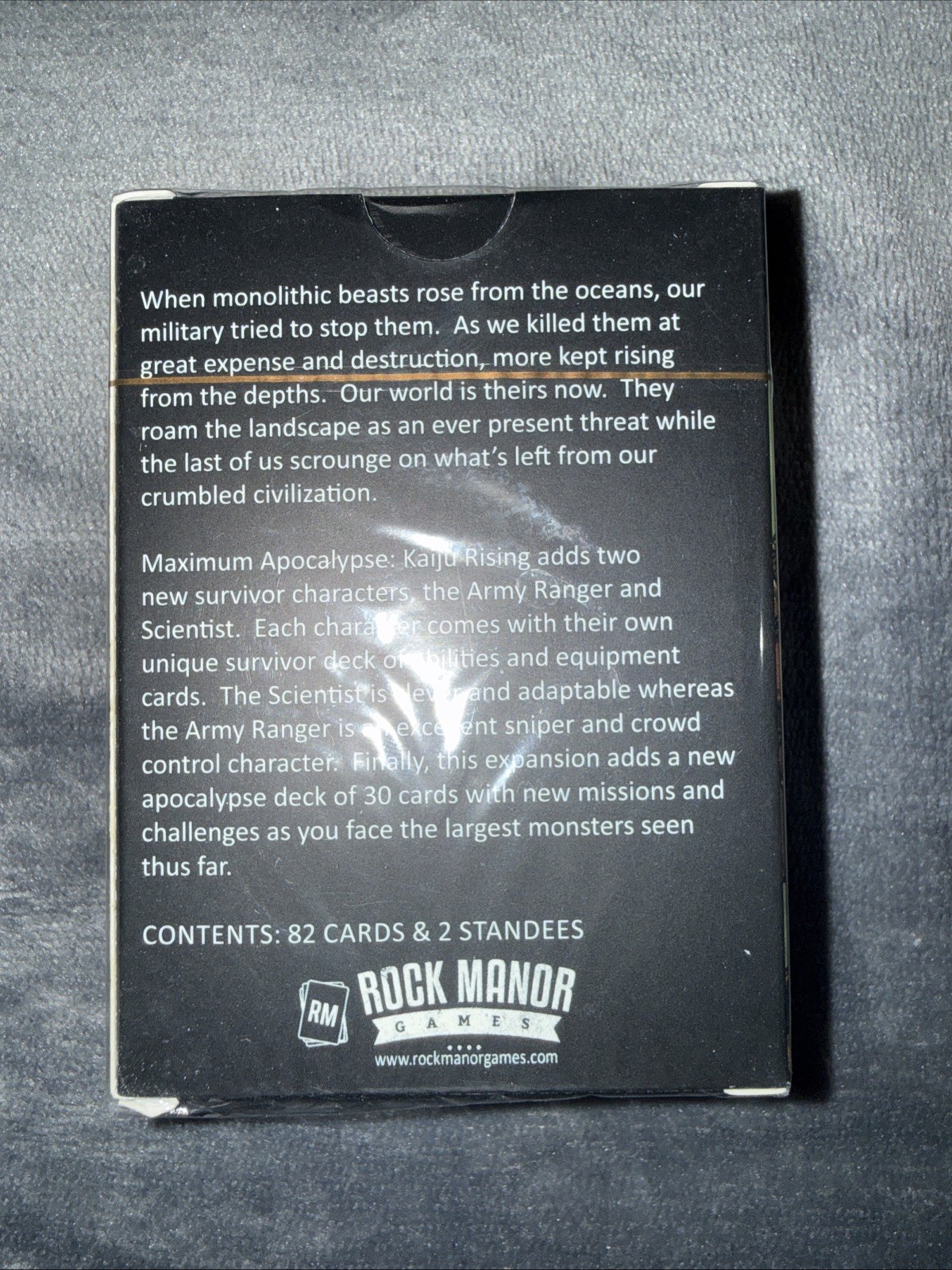 Maximum Apocalypse Kickstart Edition,Gothic Horrors And Kaiju Rising Card Pack