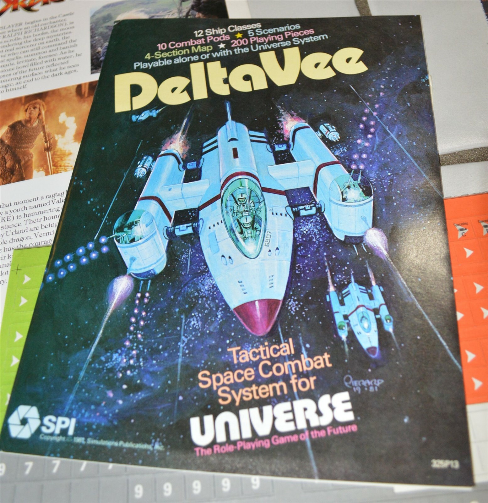 SPI Ares Magazine Nr. 9 DeltaVee Dragonslayer Game Unused
