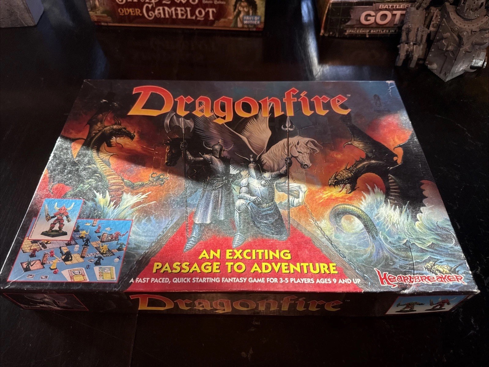 Heartbreaker Dragonfire 1992 Board Game Dungeons & Dragons Vintage *VERY RARE*