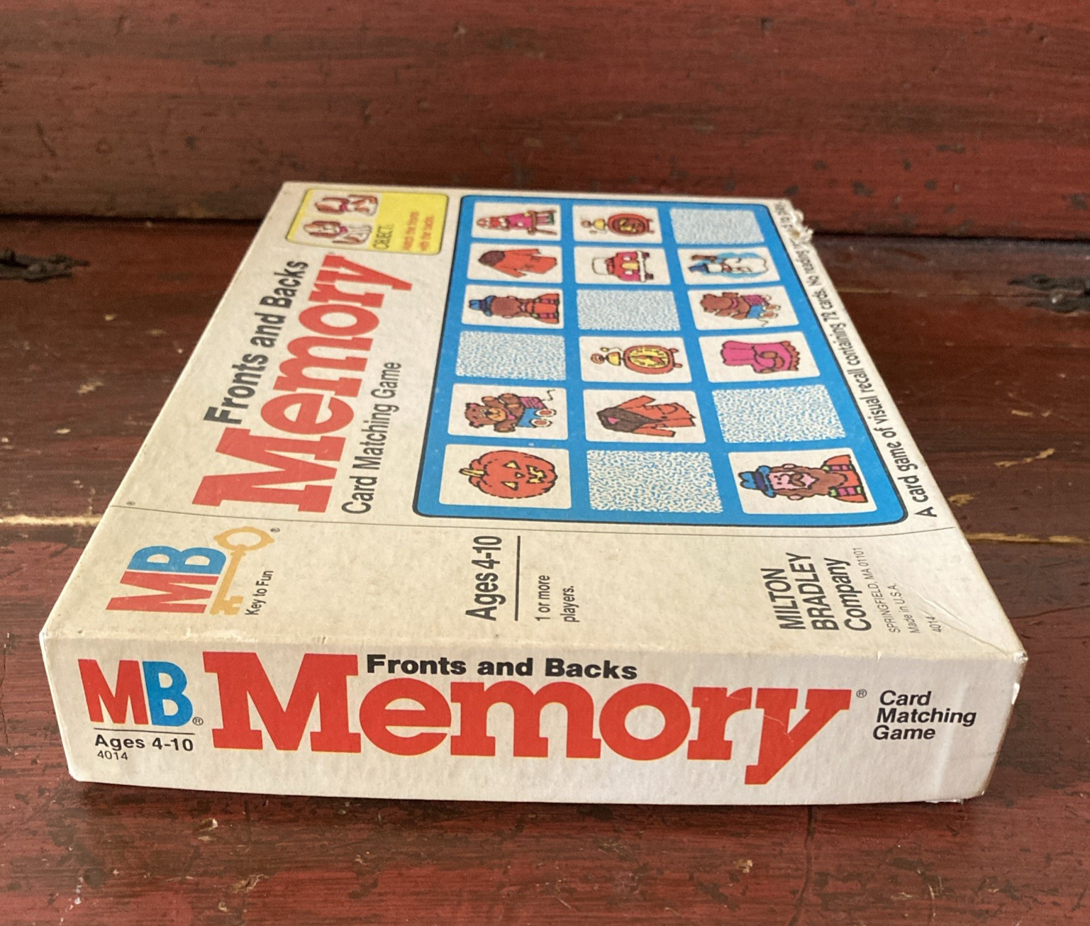 Vintage 1980 Memory Matching Card Game FRONTS And BACKS Complete All 72 Cards