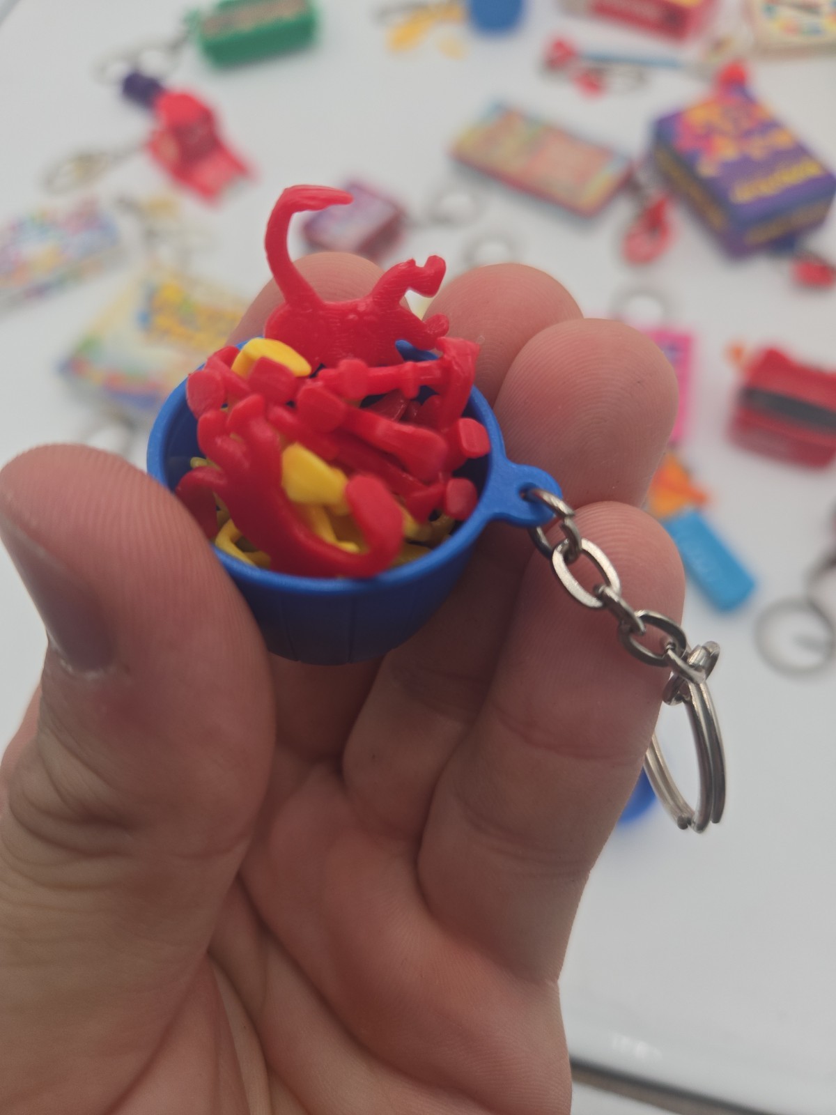 Vintage Y2K Mini Board Game Keychain Toy Lot Of 25 Toys Hasbro 90’s