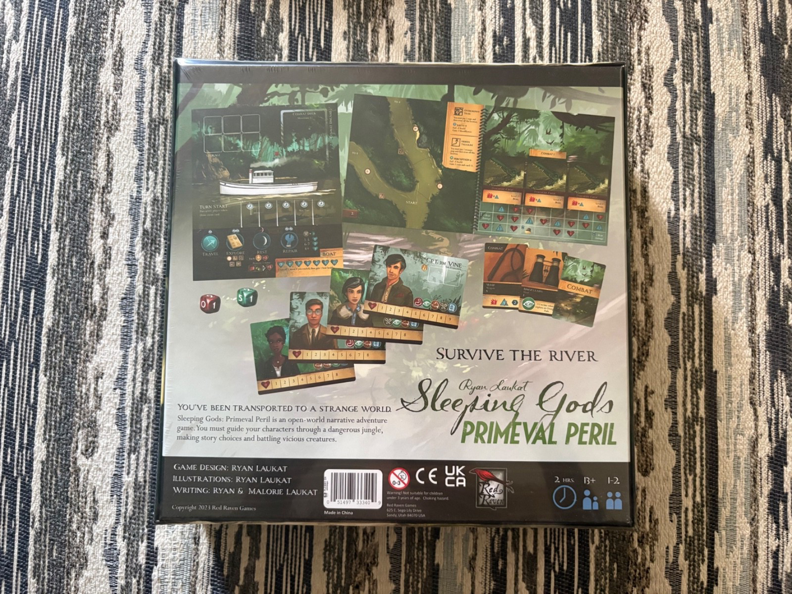 Sleeping Gods: Primeval Peril Board Game by Red Raven Games NEW