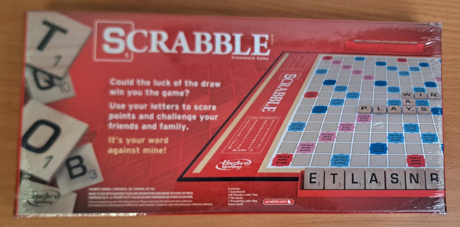 Hasbro Scrabble Crossword Game – New Sealed 2013