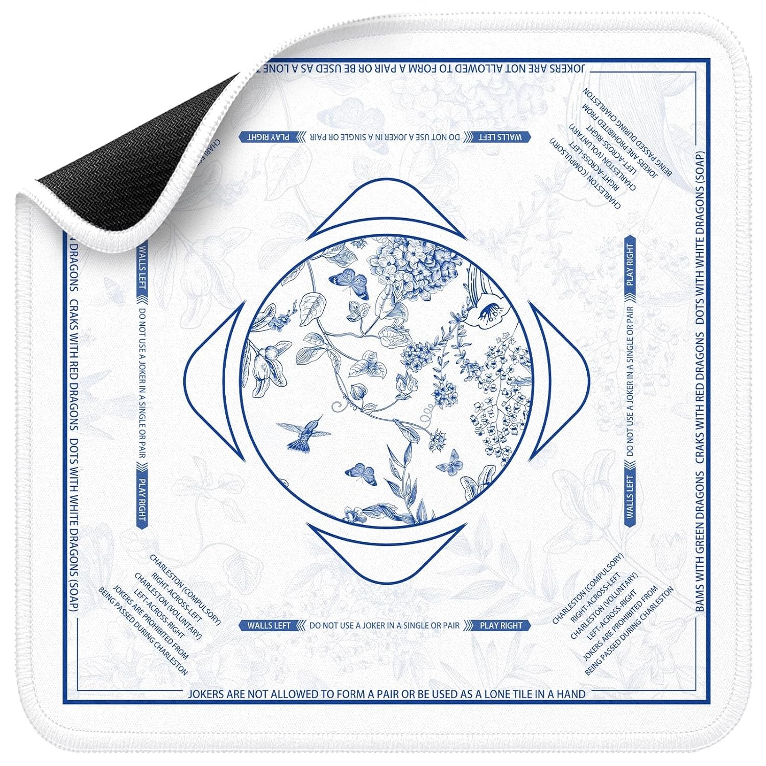 Durable Mahjong Table Cover with Unique Design Premium Mat Protector Game
