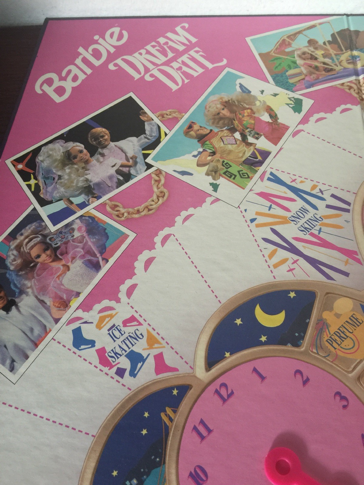 Barbie Dream Date Board Game 1992 Part Game Board