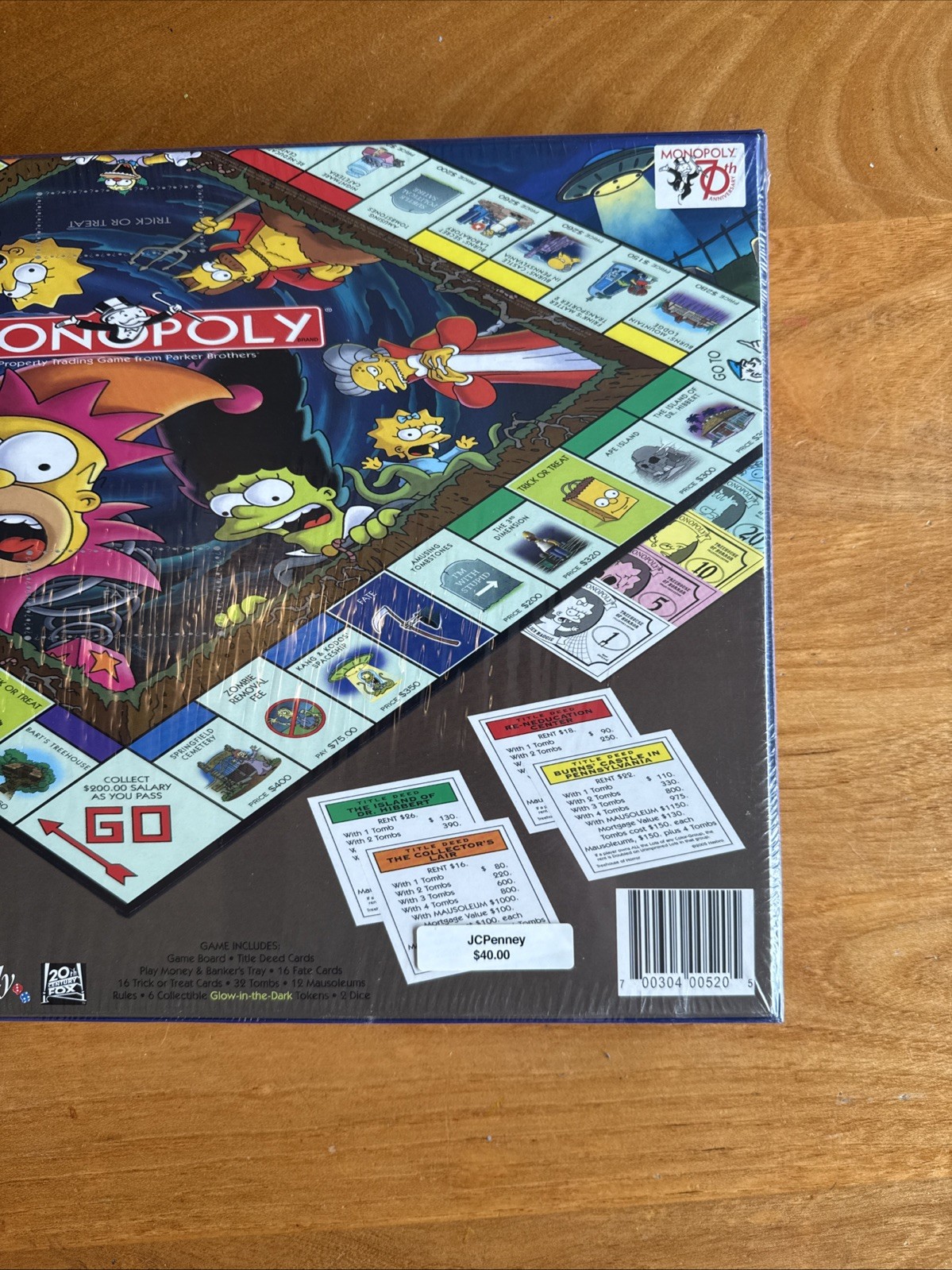 EXCELLENT CONDITION SIMPSONS Treehouse of Horror MONOPOLY Sealed New Hasbro 2005