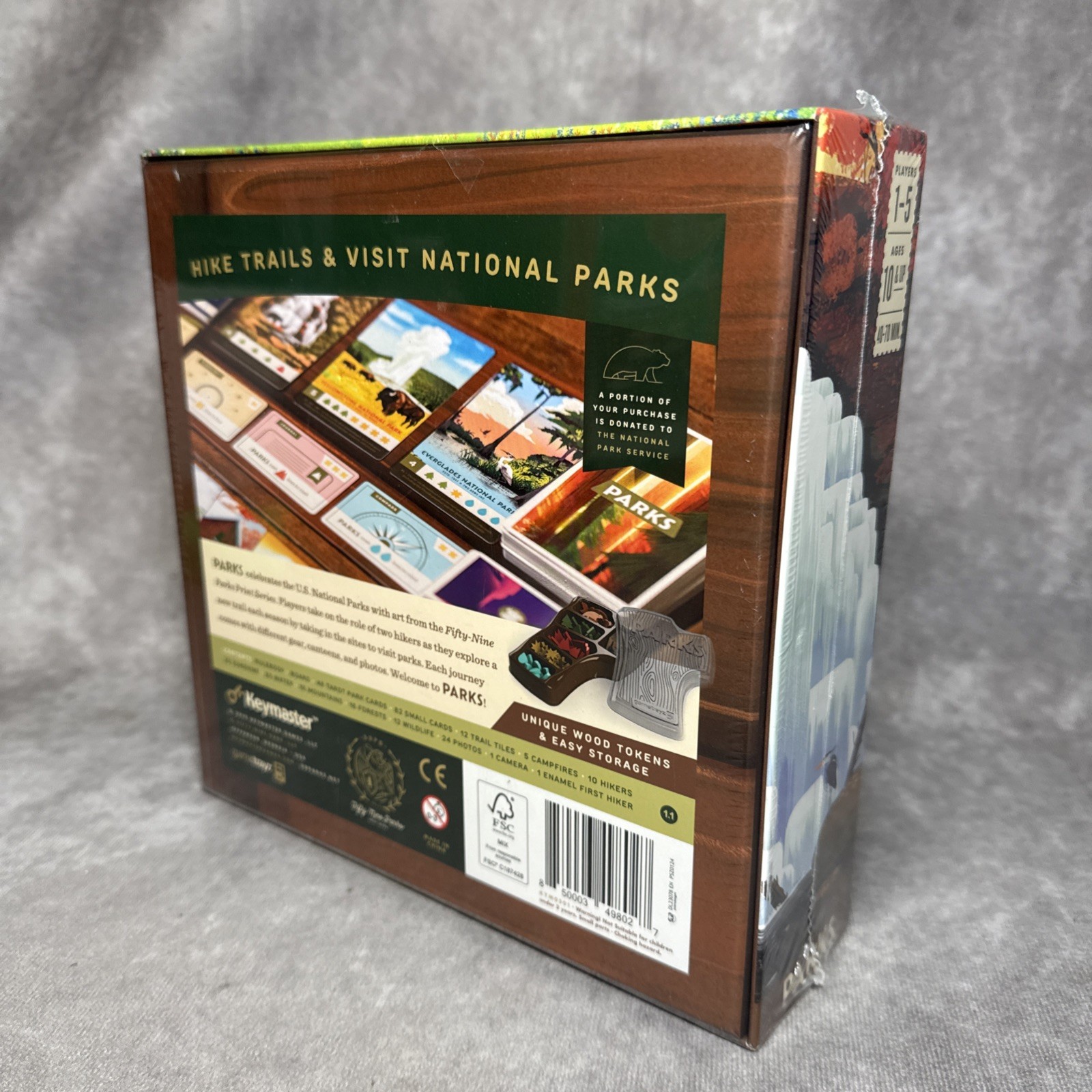 Parks Keymaster Games KYM0501 Board Game 1st Edition 59 Parks OOP
