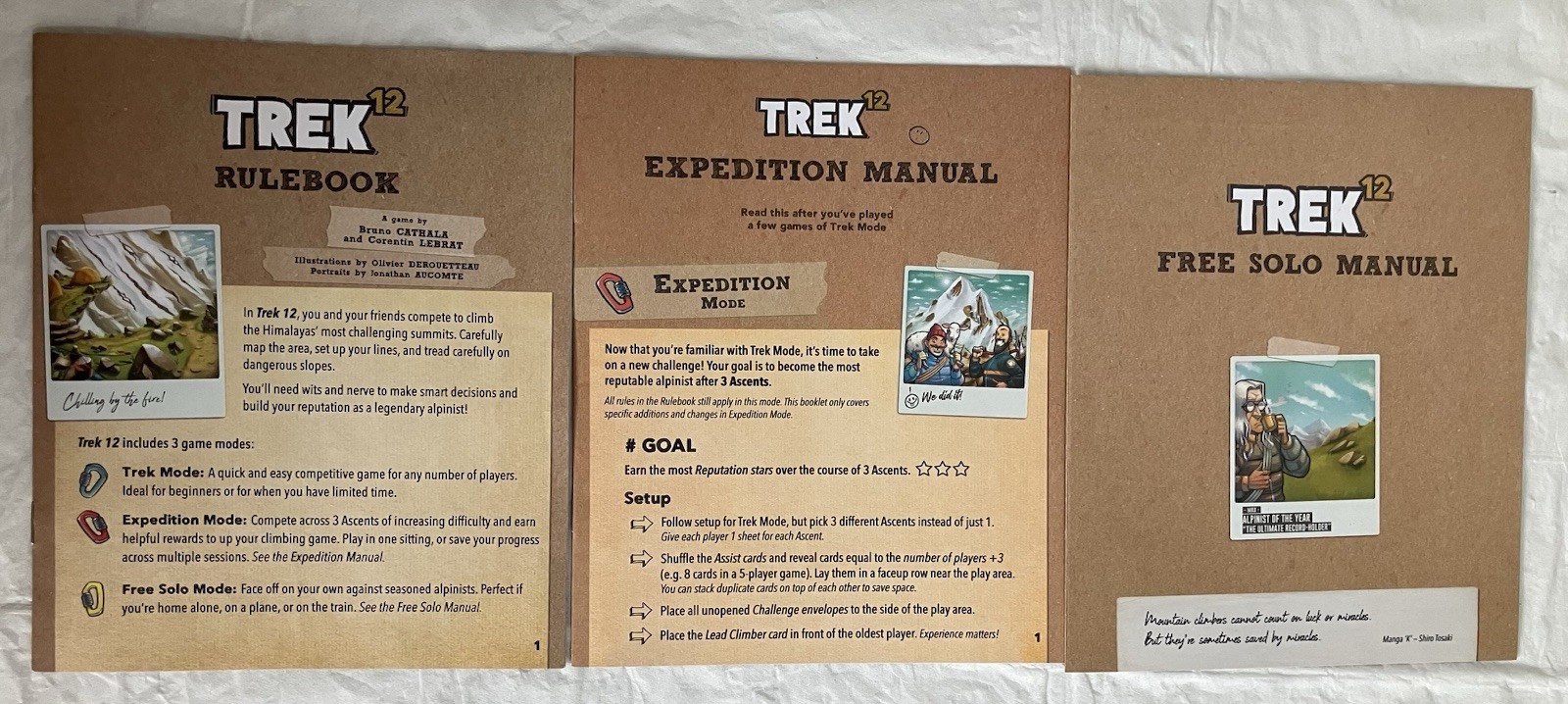 Trek 12 Himalaya A Roll & Write Adventure Board Game Pandasaurus Games Open Box