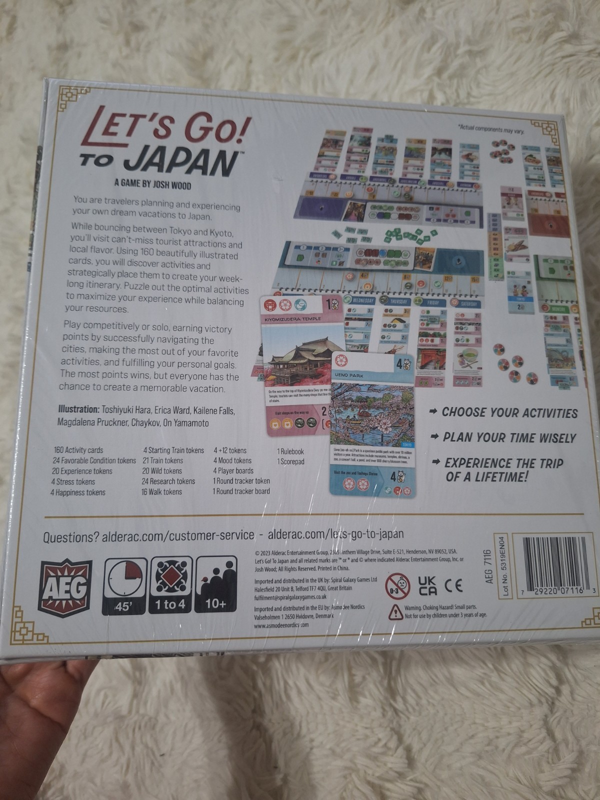 Let’s Go to Japan Board Game Immersive Travel Experience 1-4 Players – NIS