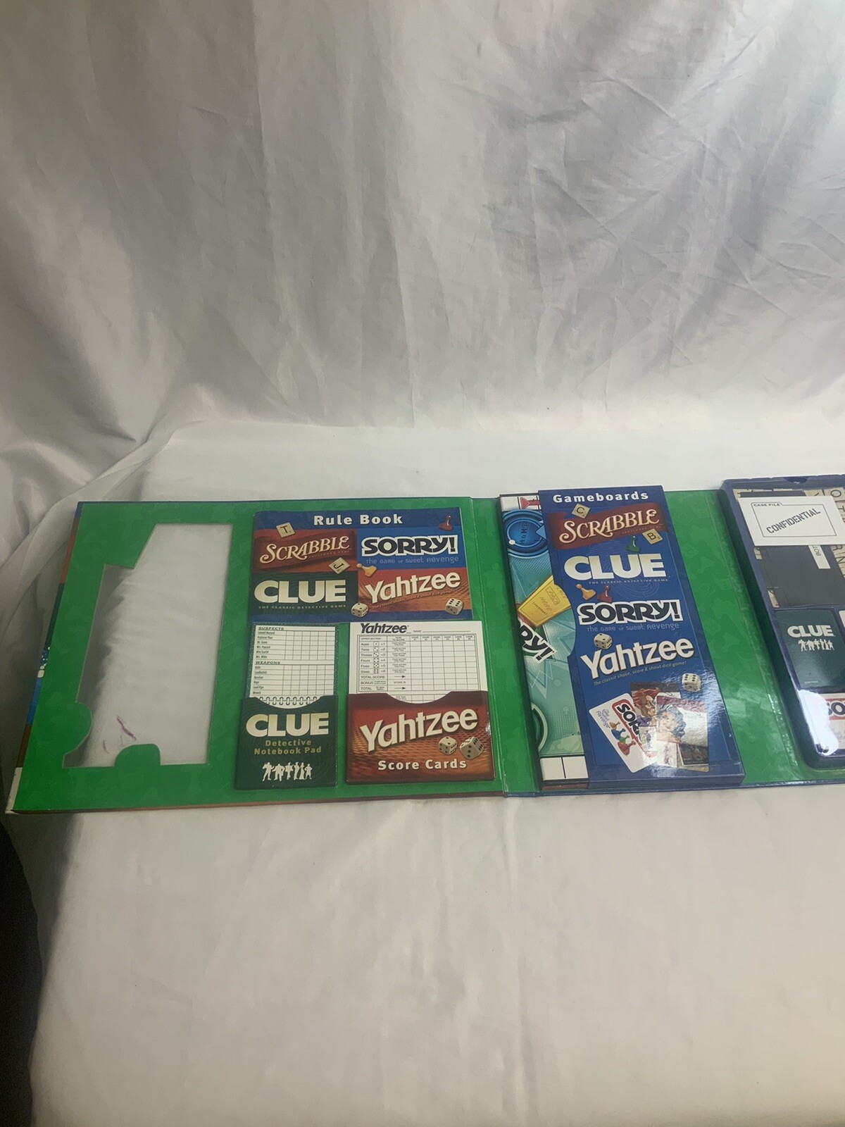 Milton Bradley Game Set 4 complete games in single pack complete