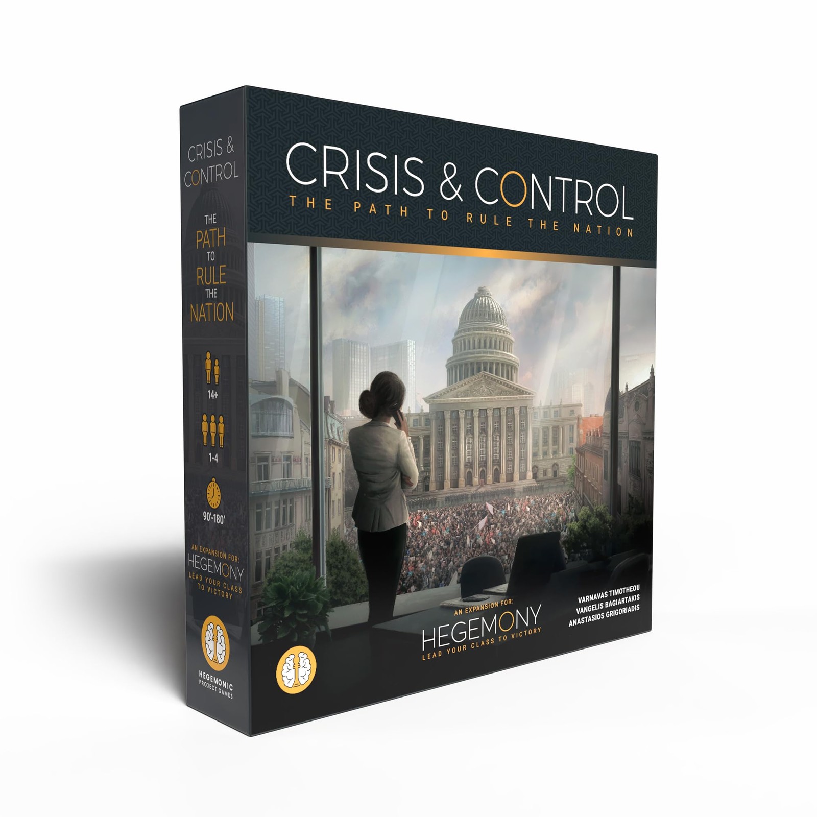 Hegemony Crisis Control Expansion Board Game Governance Skills 1 to 4 Players