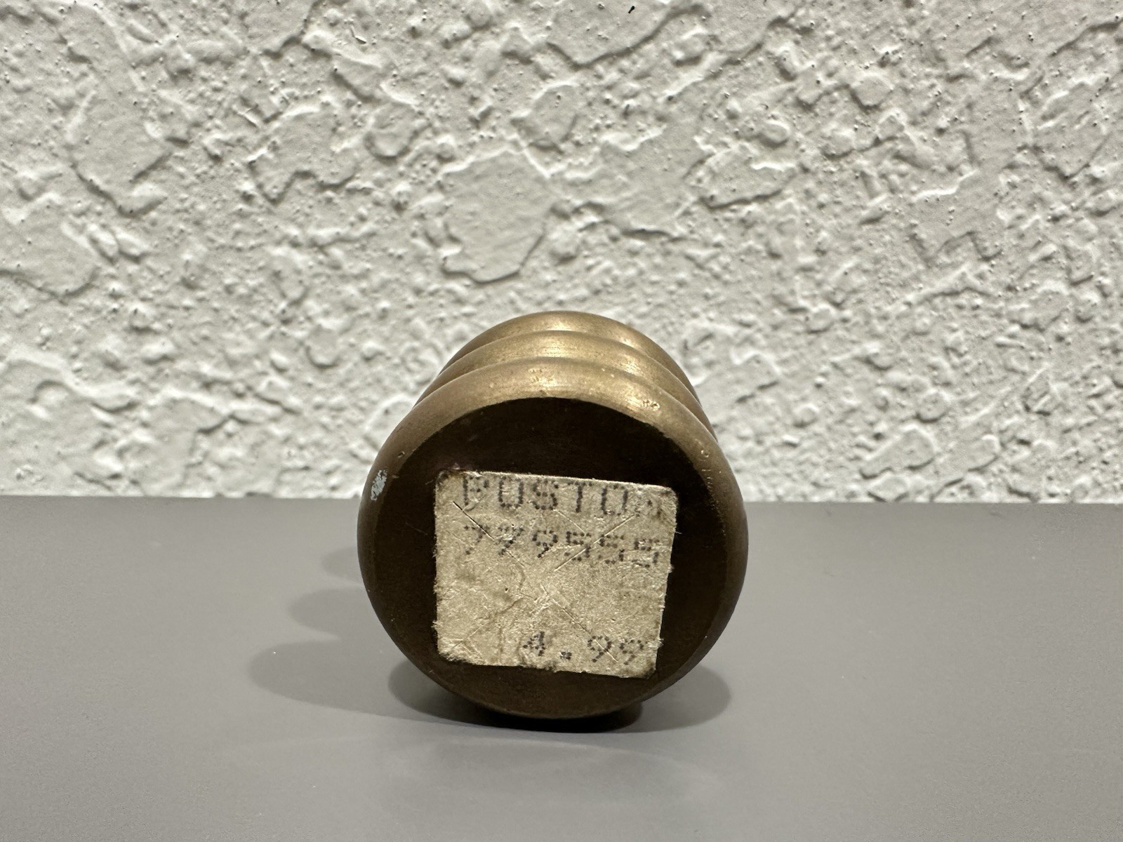 Vintage 90s Heavy Brass Metal Pog Slammer – 8 Ball – Thick & Heavy – 5+ Oz