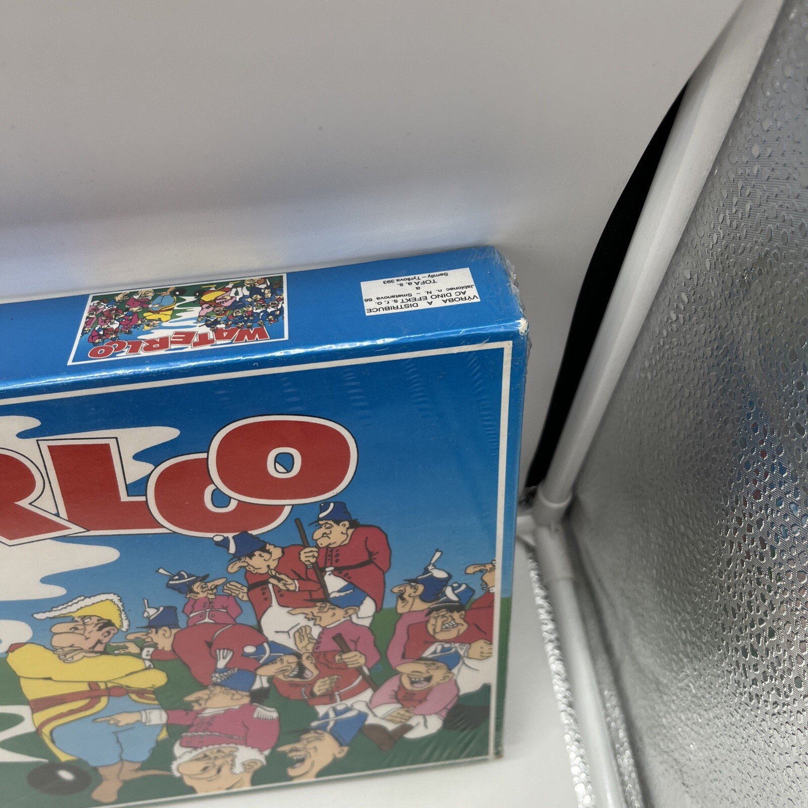 Waterloo Board Game New Box Damage Czech? Rare?