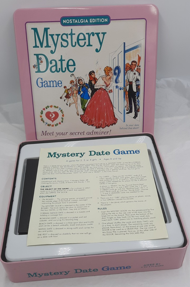 Mystery Date Game Nostalgia Edition in Tin Complete 2014