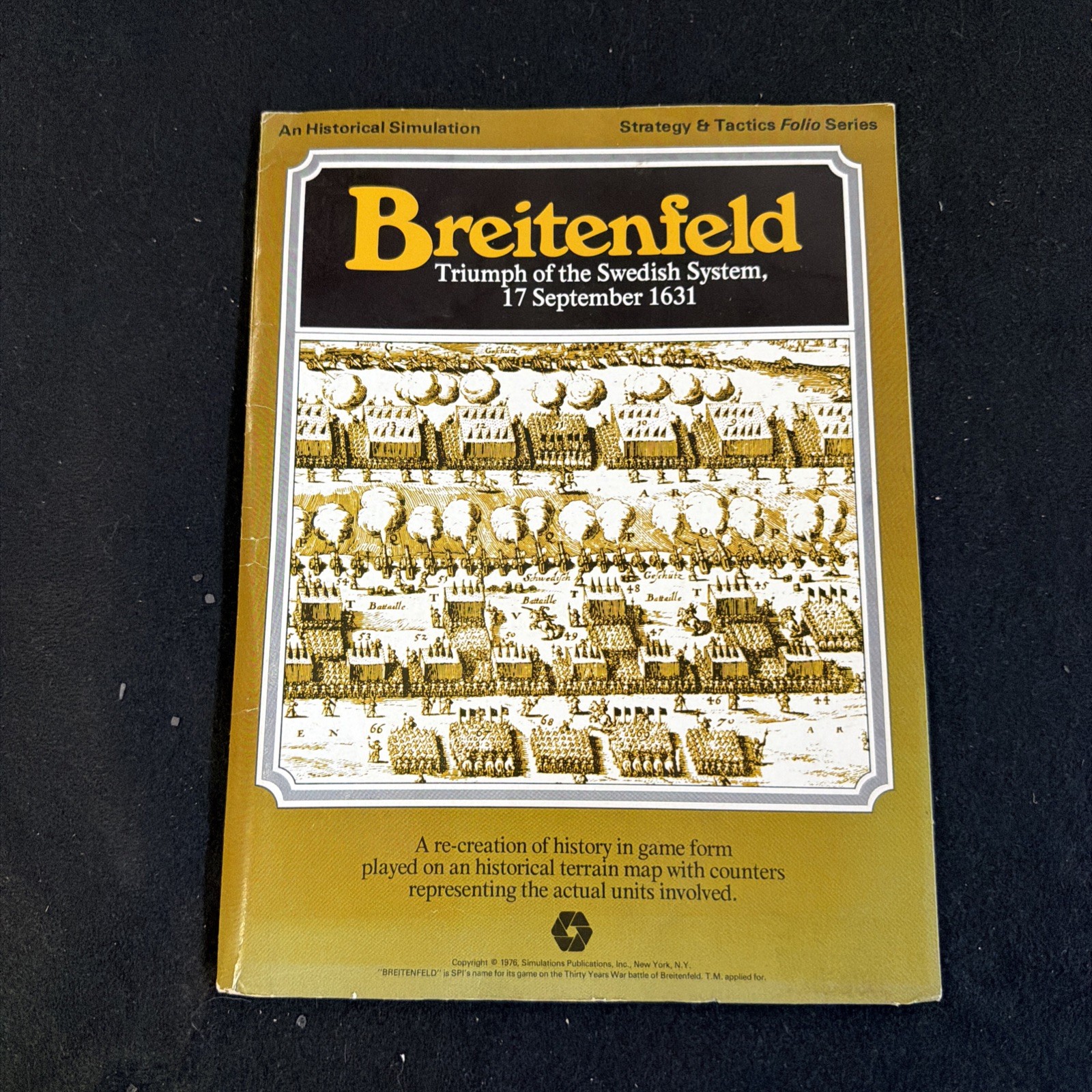 SPI 1976 Breitenfeld Triumph Swedish System Reg:Exclusive Strategy & Tactics #55