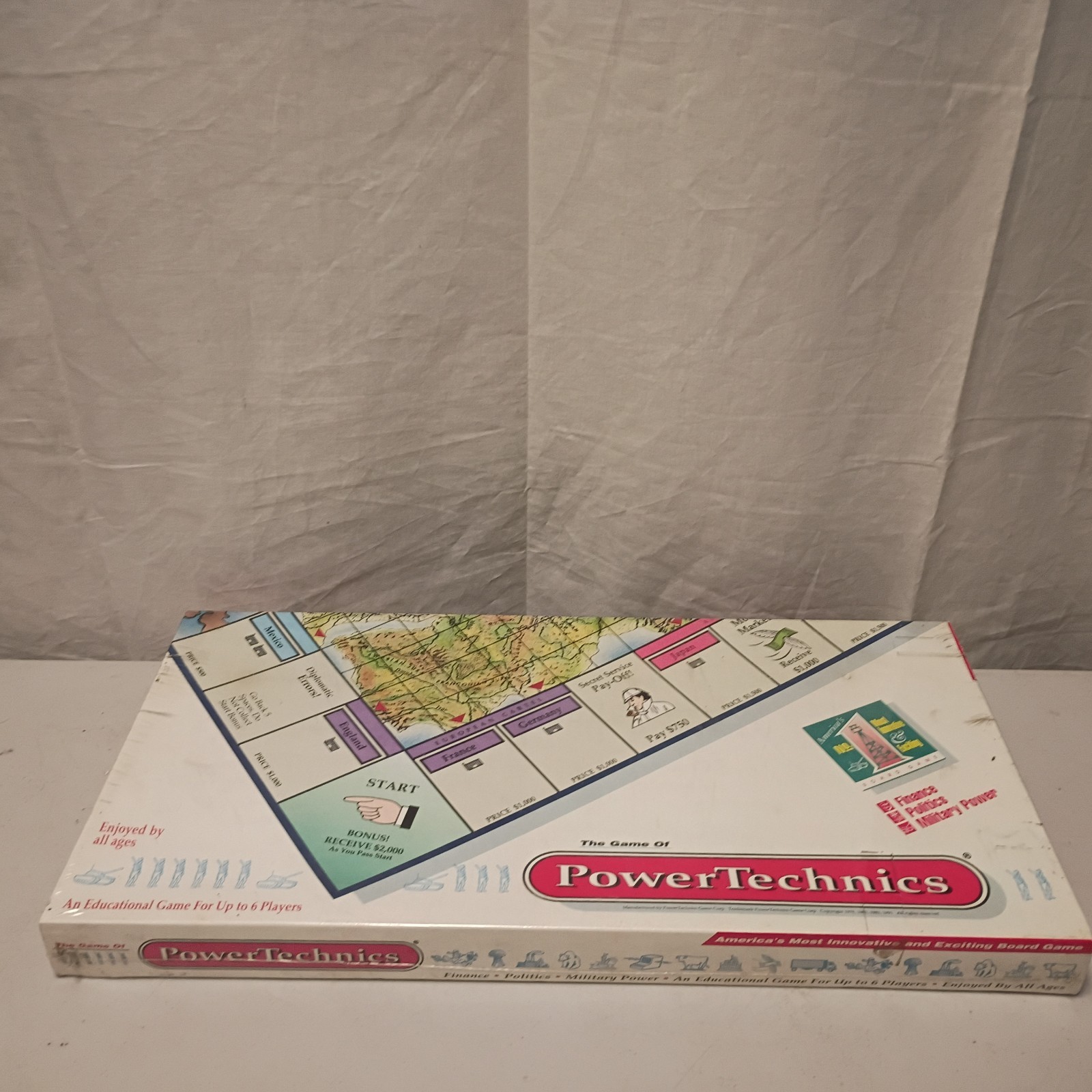 Power Technics Board Game Finance Politics Military Power NEW SEALED! Rare